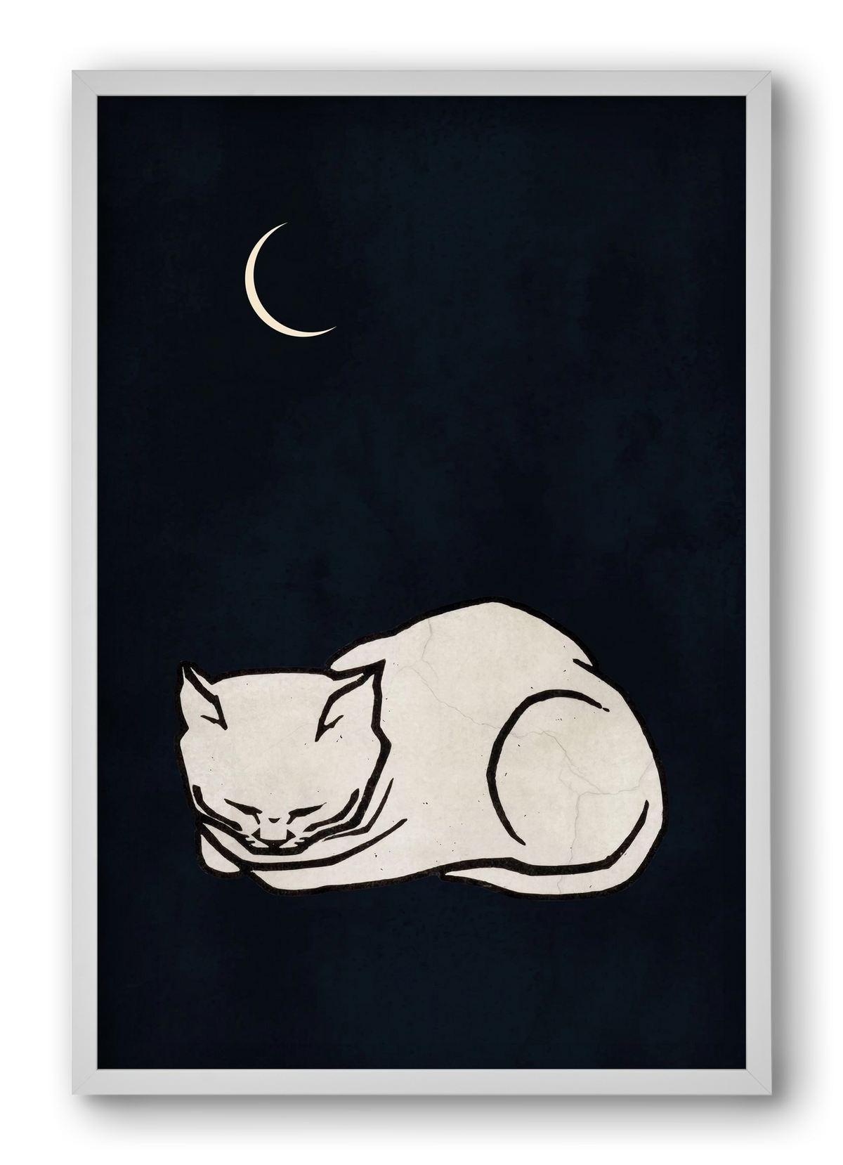 Cosy dreams, 40x60 cm (40x60 cm), Fehér keret