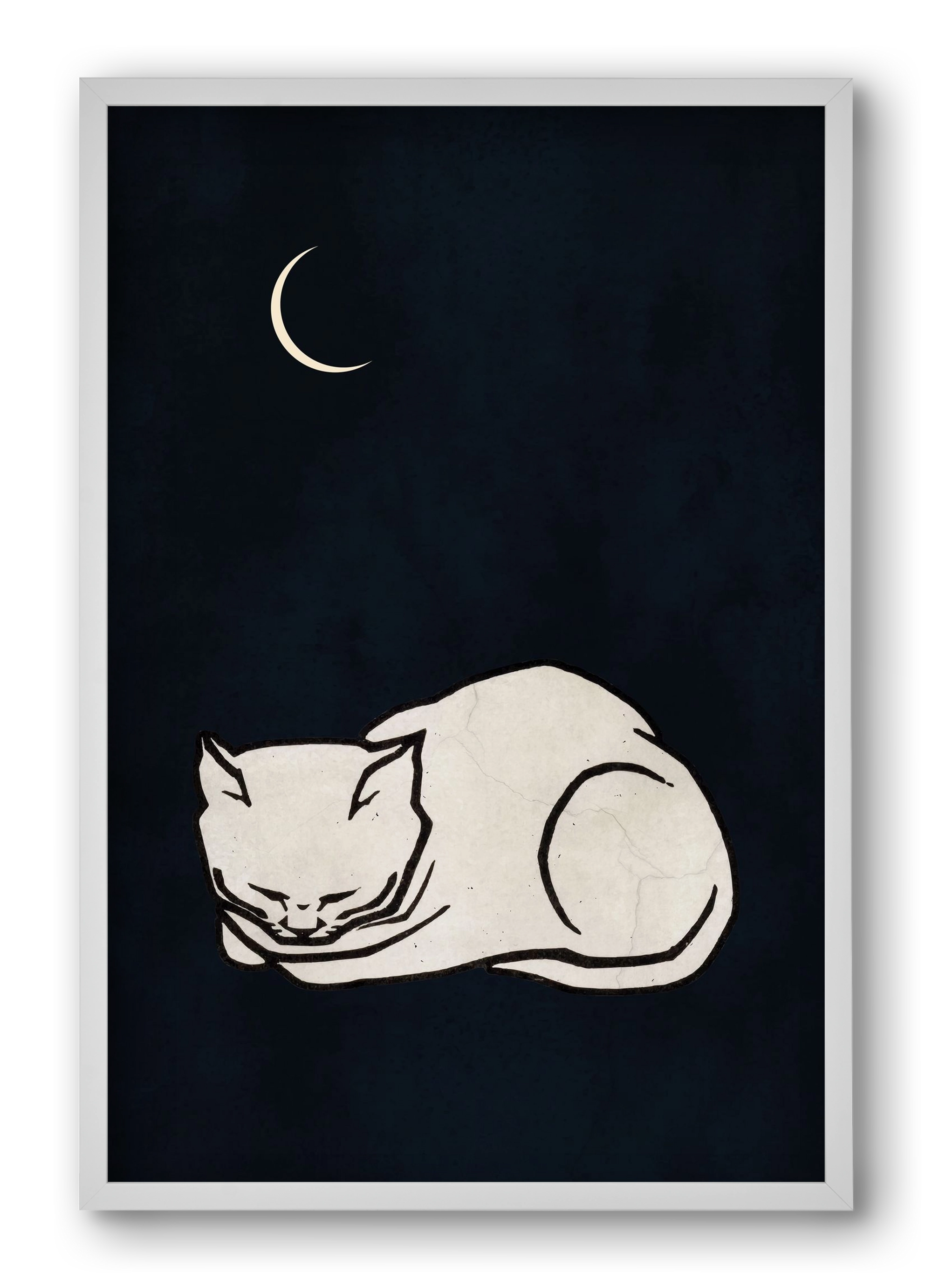 Cosy dreams, 40x60 cm (40x60 cm), Fehér keret