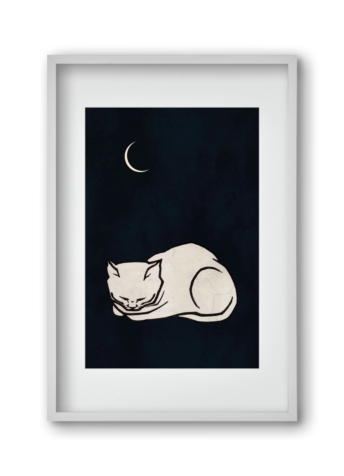 Cosy dreams, 30x45 cm (20x30 cm), Fehér keret, paszpartuval