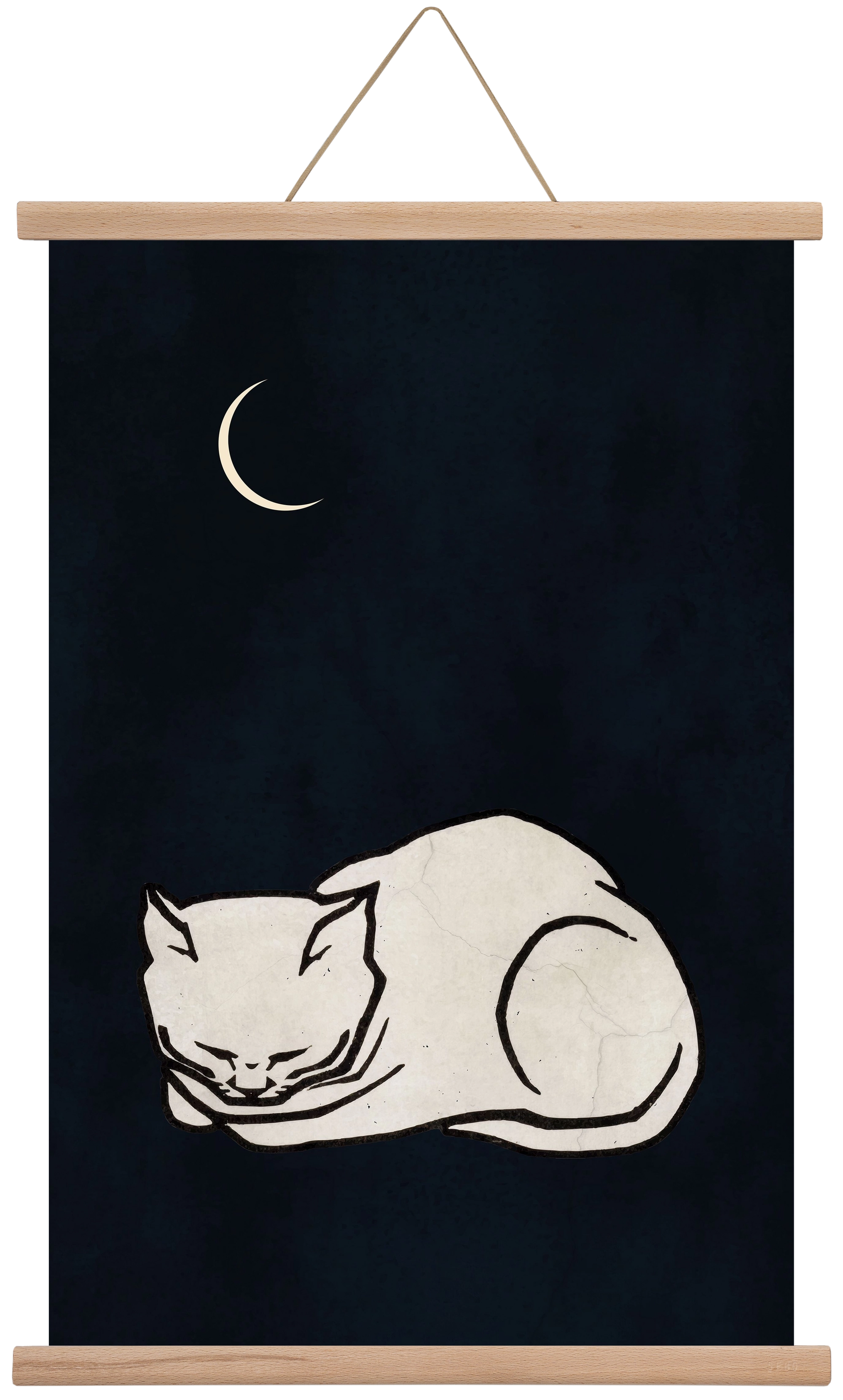 Cosy dreams, 40x60 cm (40x60 cm), Tölgy akasztó