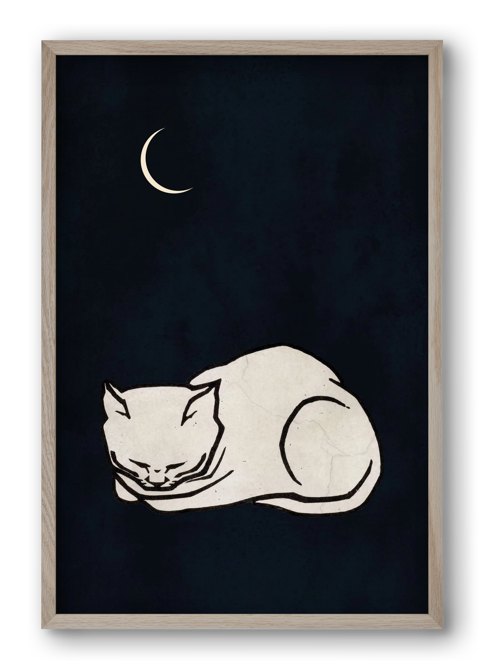 Cosy dreams, 40x60 cm (40x60 cm), Tölgy keret