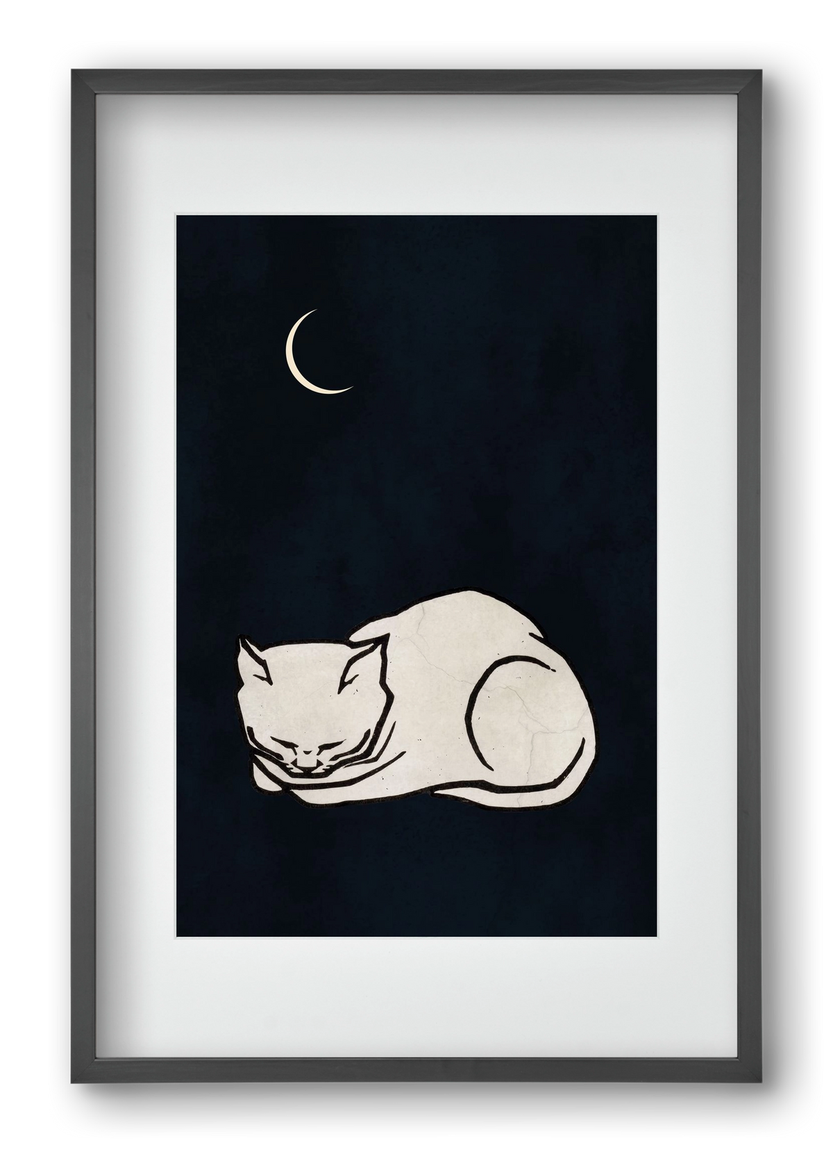 Cosy dreams, 40x60 cm (30x45 cm), Fekete keret, paszpartuval