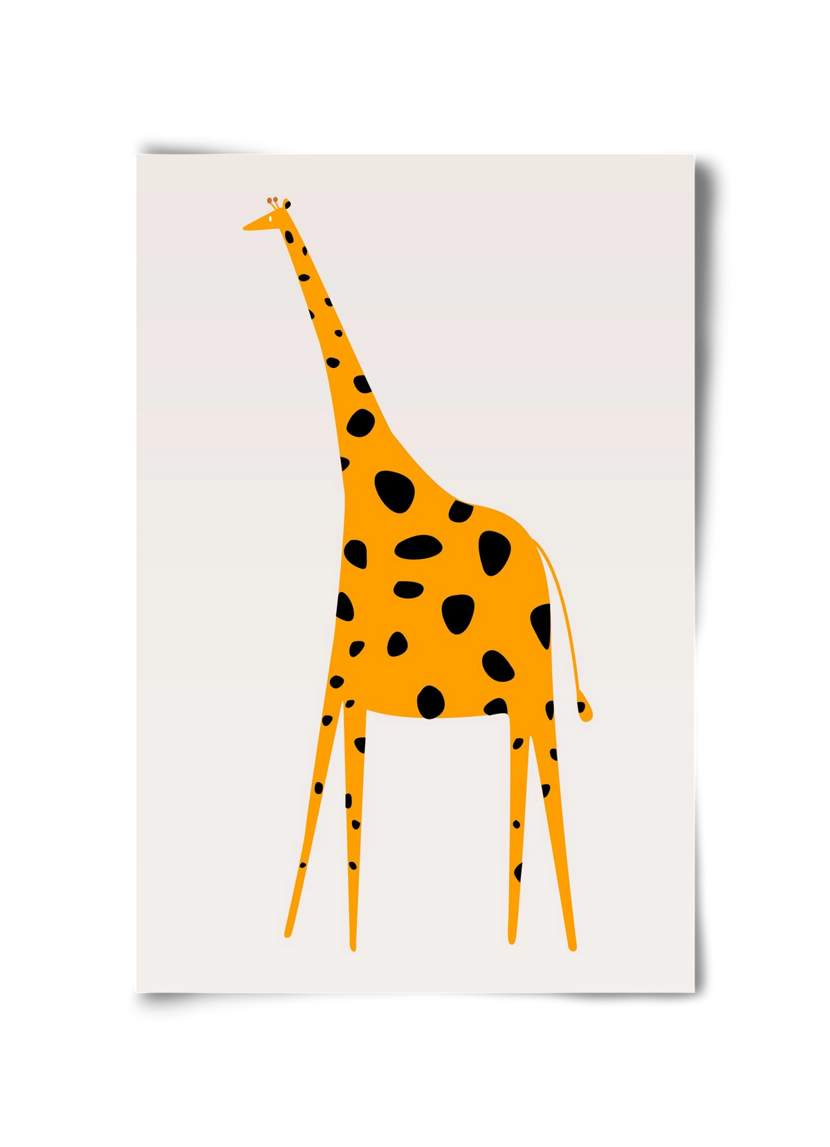 Cute giraffe, 30x45 cm, Keret nélkül