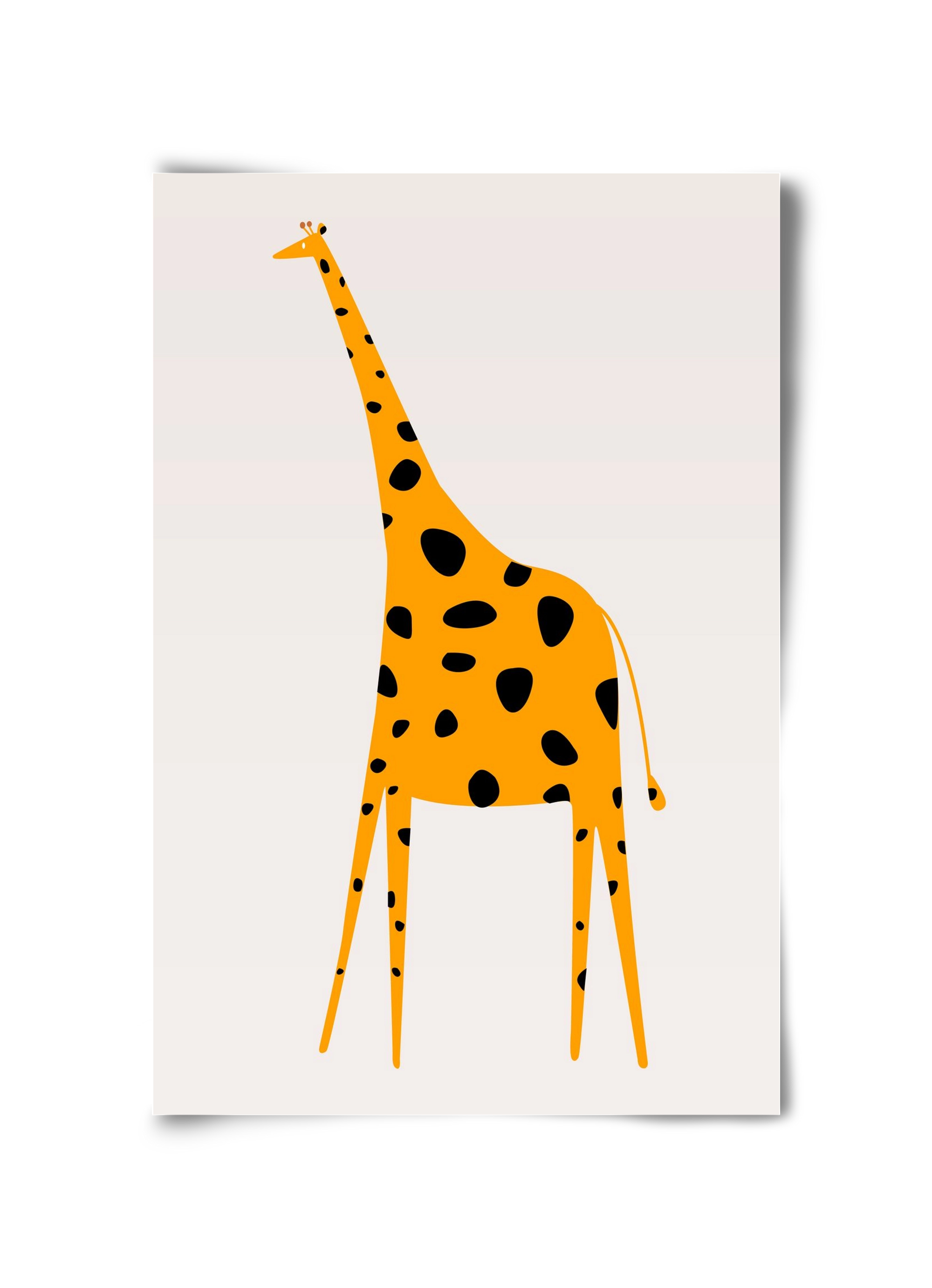 Cute giraffe, 30x45 cm, Keret nélkül
