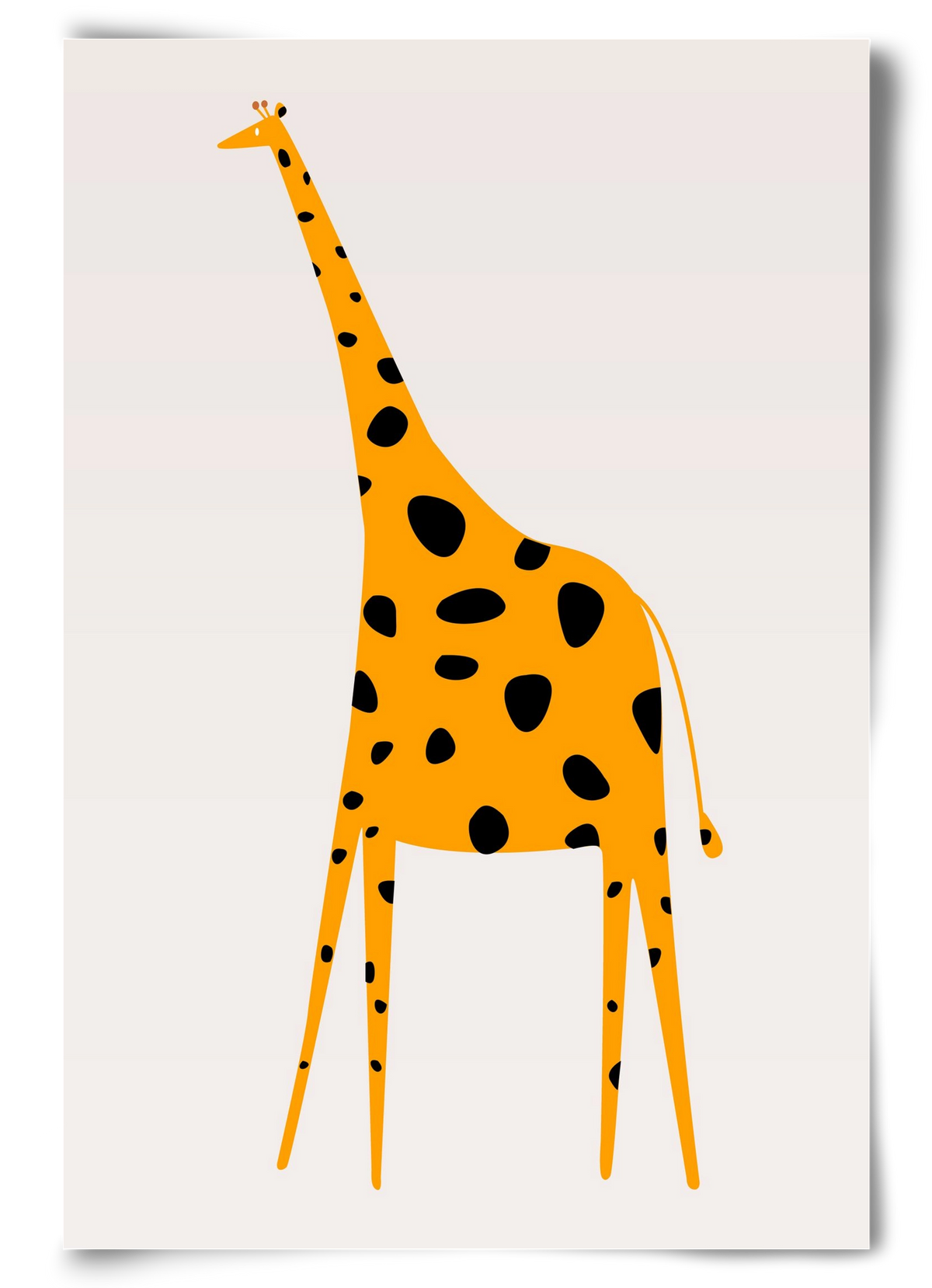 Cute giraffe, 60x90 cm, Keret nélkül