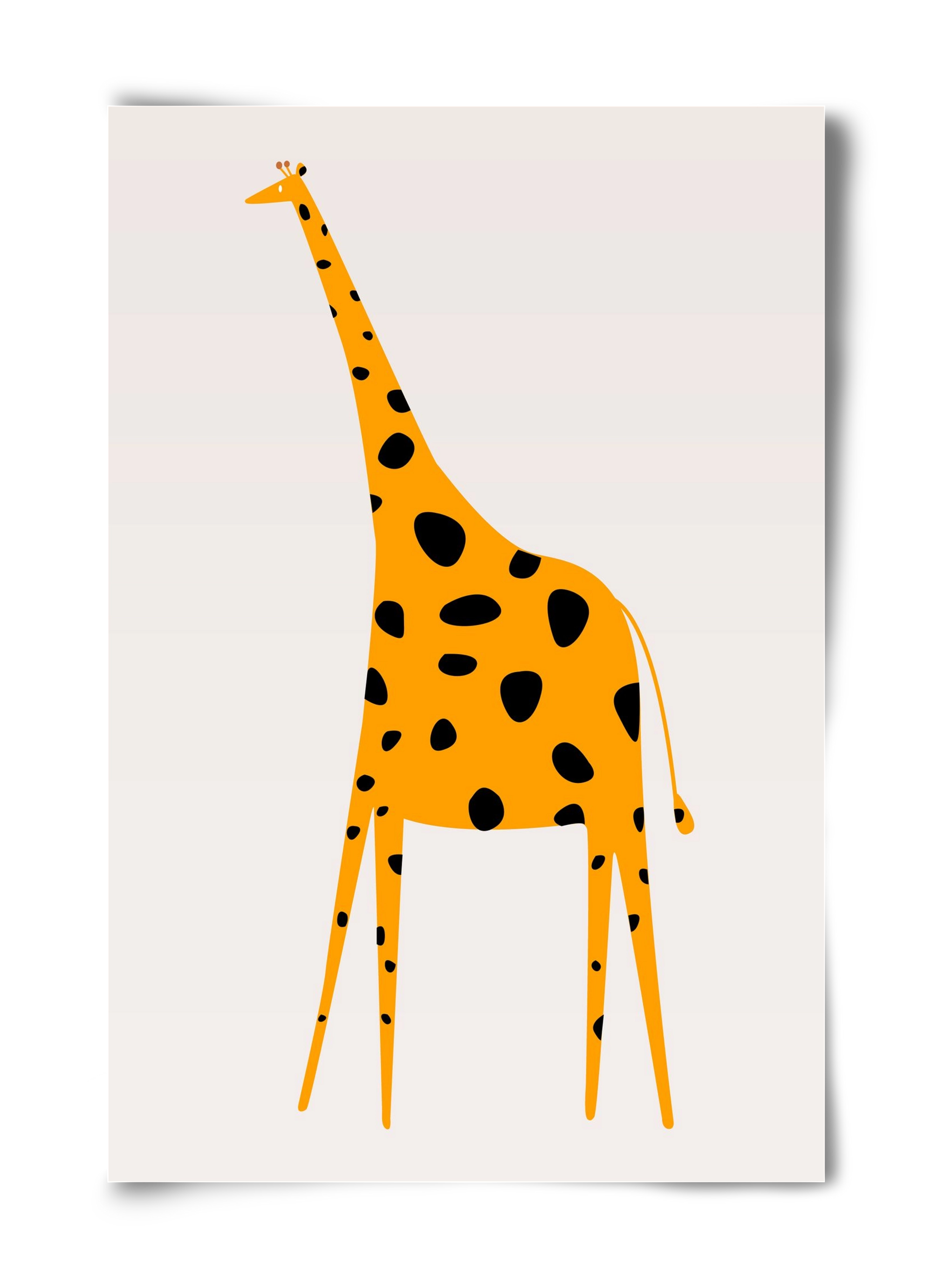 Cute giraffe, 40x60 cm, Keret nélkül