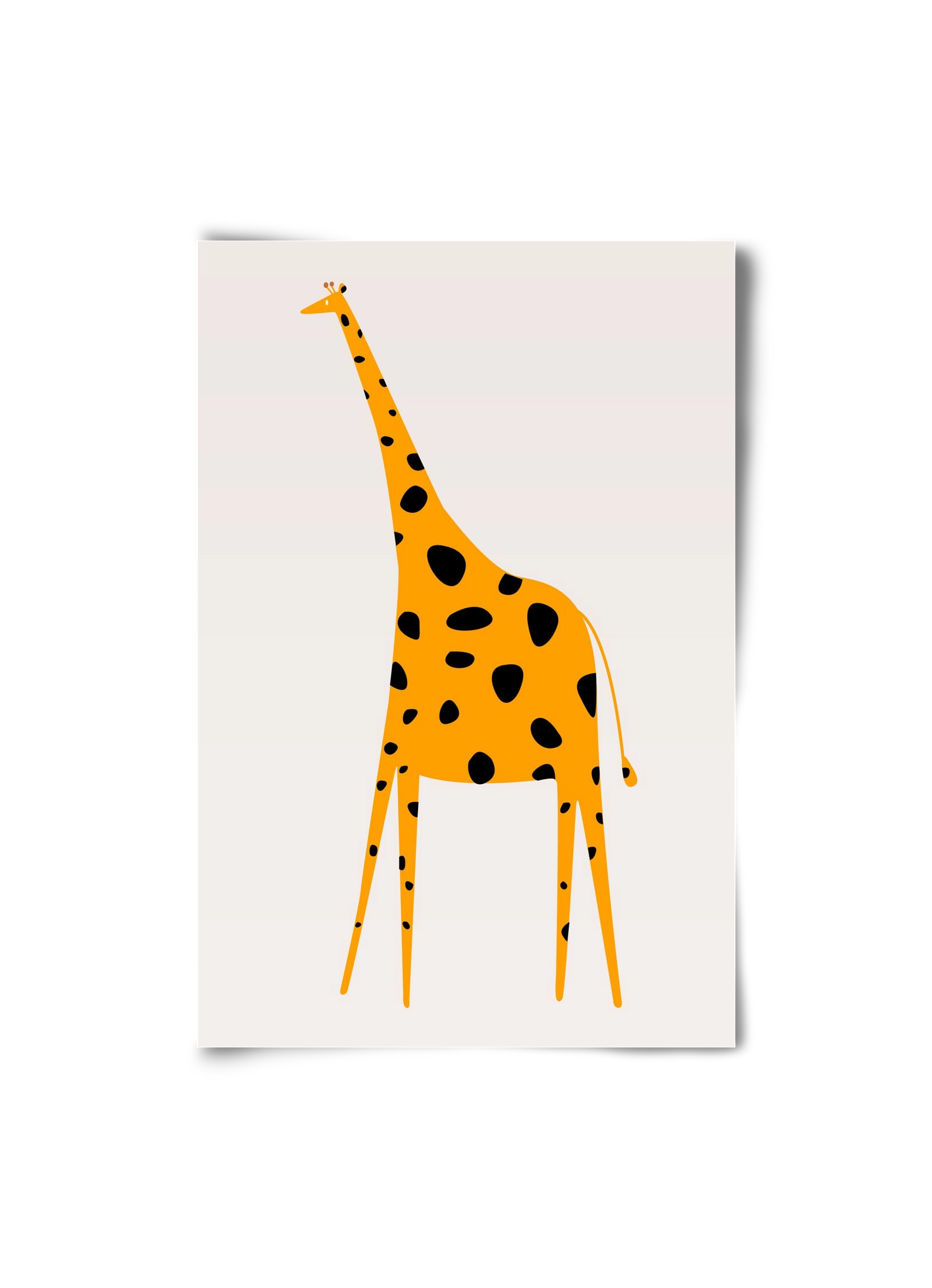 Cute giraffe, 20x30 cm, Keret nélkül