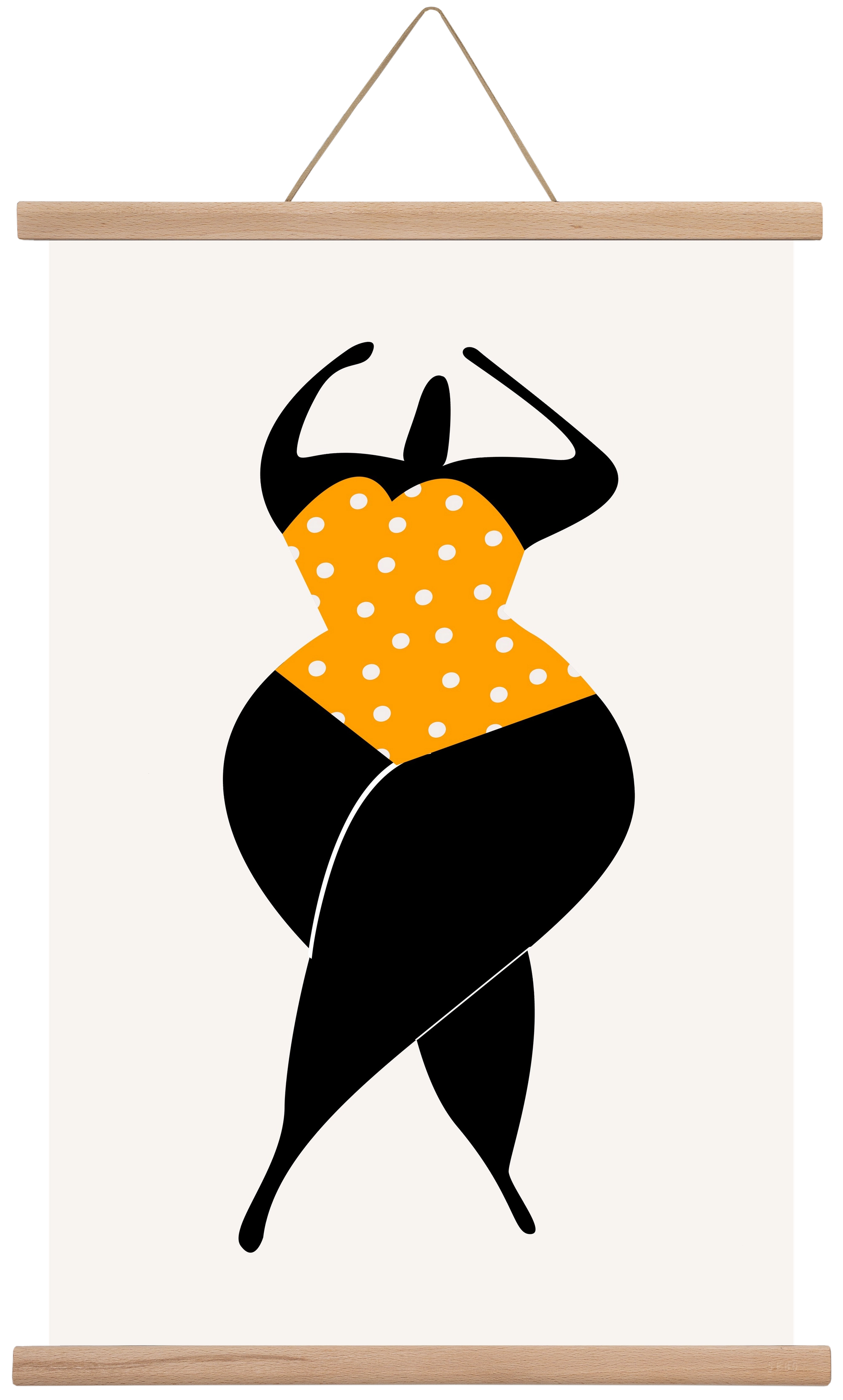 Dancing in the sun, 40x60 cm (40x60 cm), Tölgy akasztó