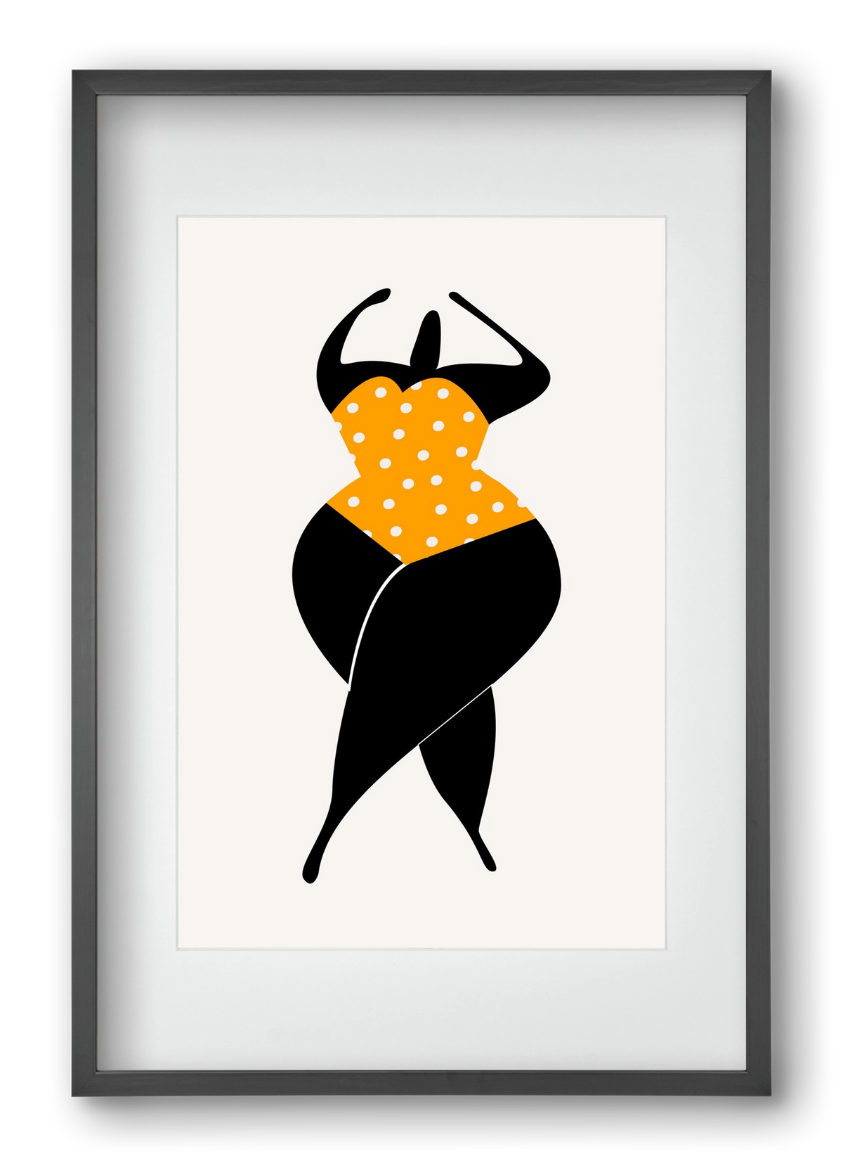 Dancing in the sun, 40x60 cm (30x45 cm), Fekete keret, paszpartuval