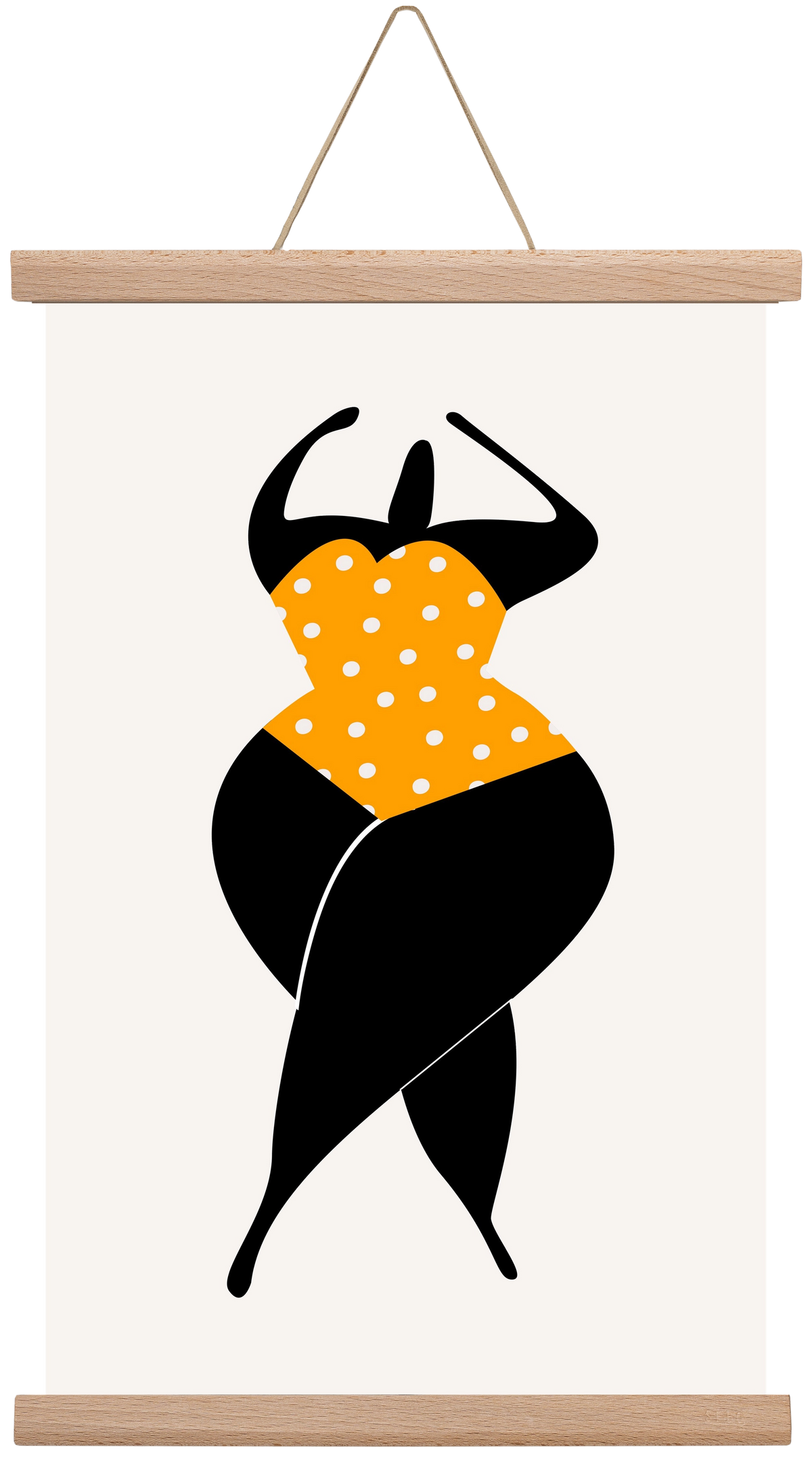 Dancing in the sun, 30x45 cm (30x45 cm), Tölgy akasztó