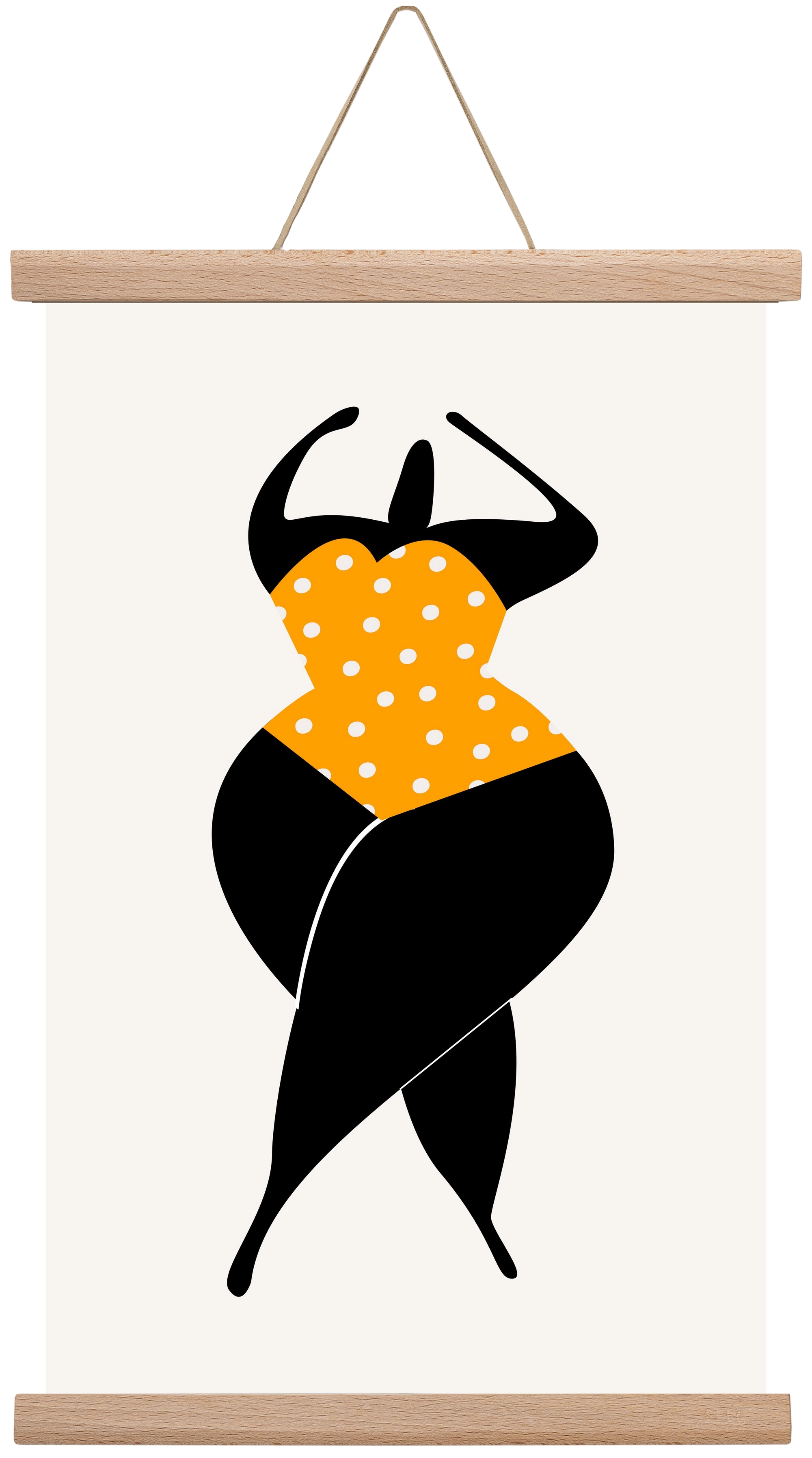 Dancing in the sun, 30x45 cm (30x45 cm), Tölgy akasztó