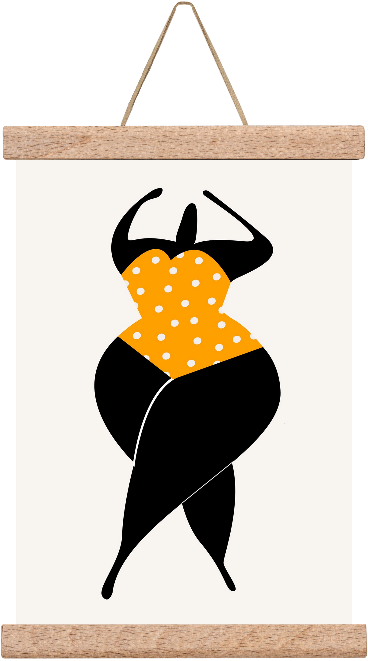 Dancing in the sun, 20x30 cm (20x30 cm), Tölgy akasztó