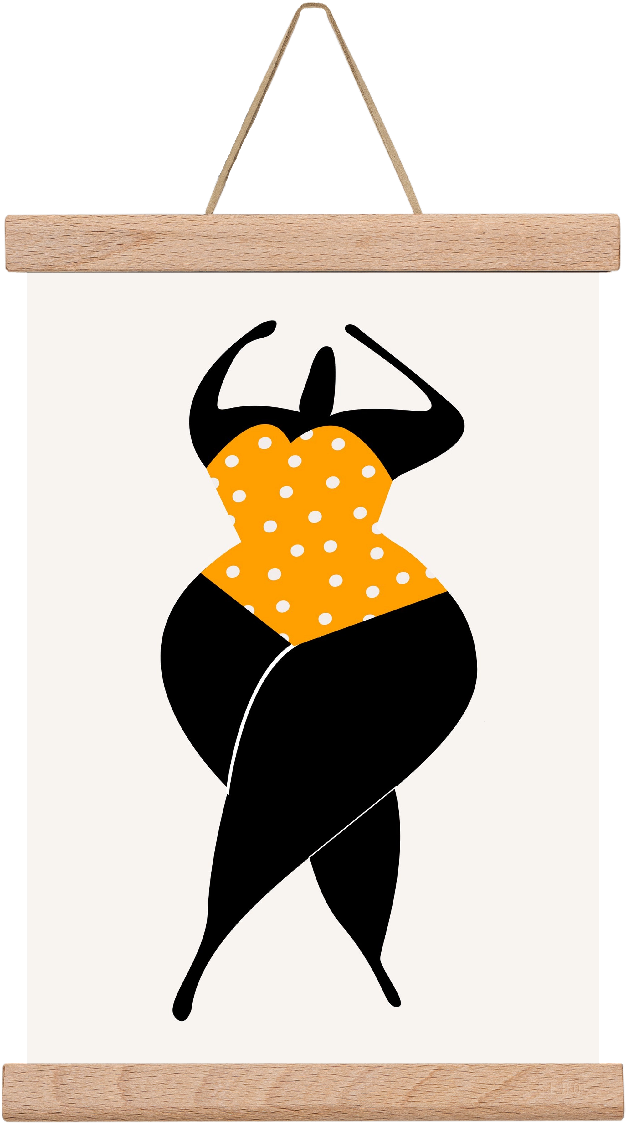 Dancing in the sun, 20x30 cm (20x30 cm), Tölgy akasztó