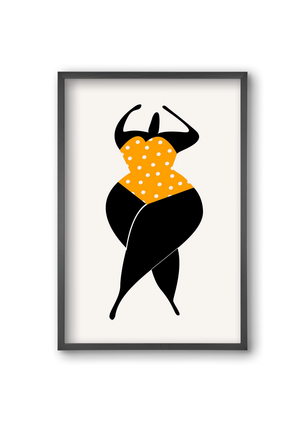 Dancing in the sun, 20x30 cm (20x30 cm), Fekete keret