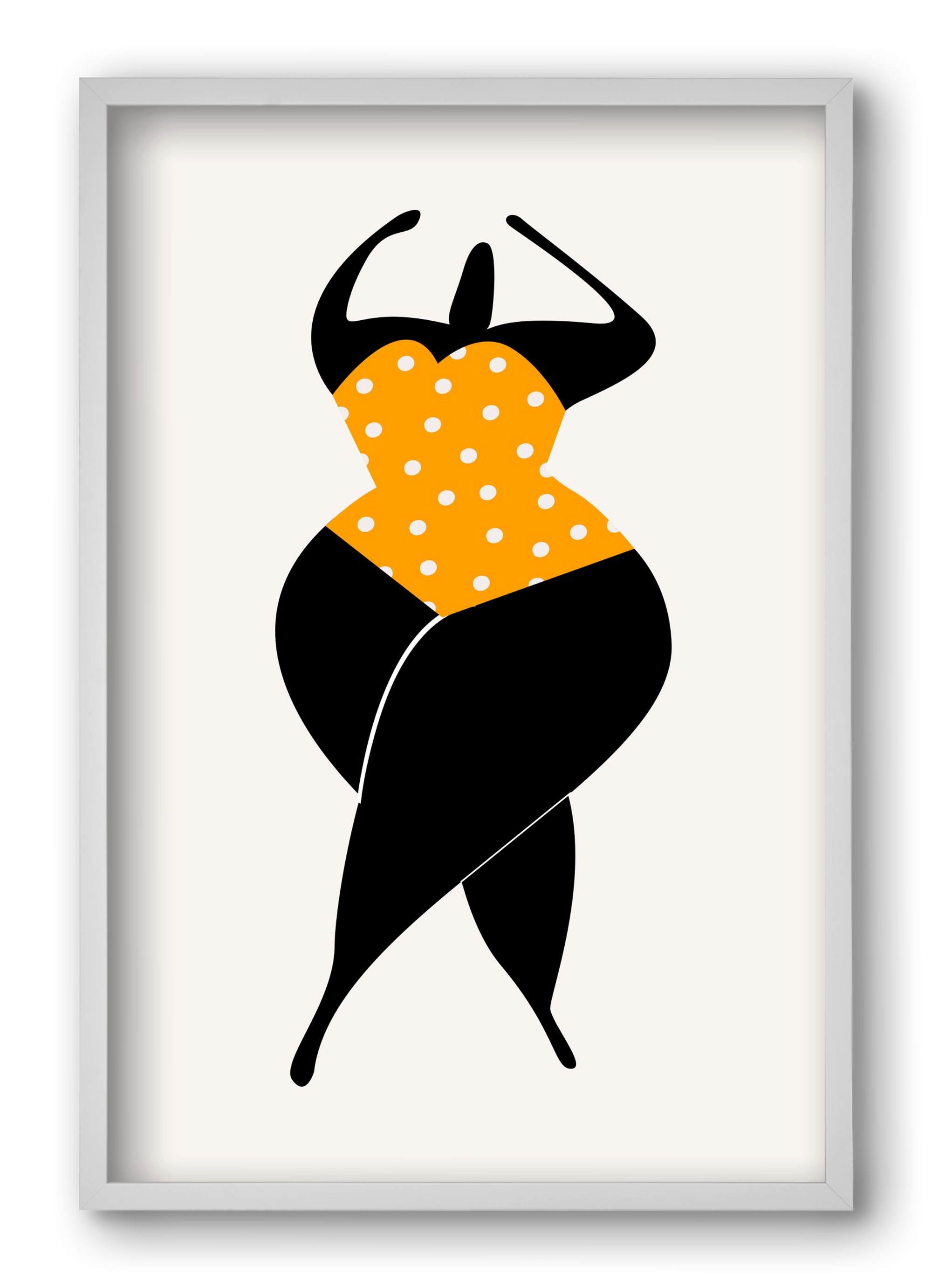 Dancing in the sun, 40x60 cm (40x60 cm), Fehér keret