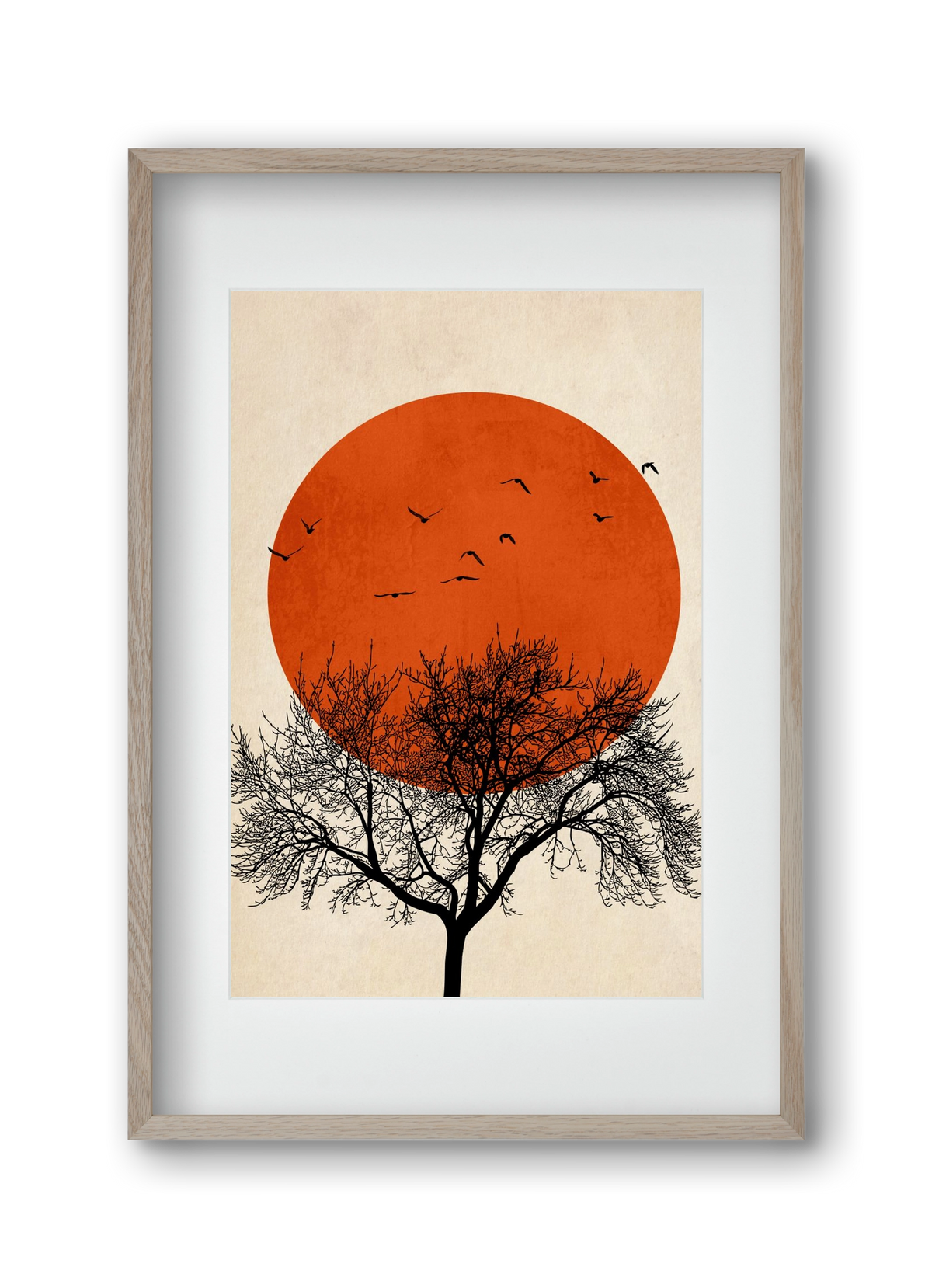 Dreamers, 30x45 cm (20x30 cm), Tölgy keret, paszpartuval