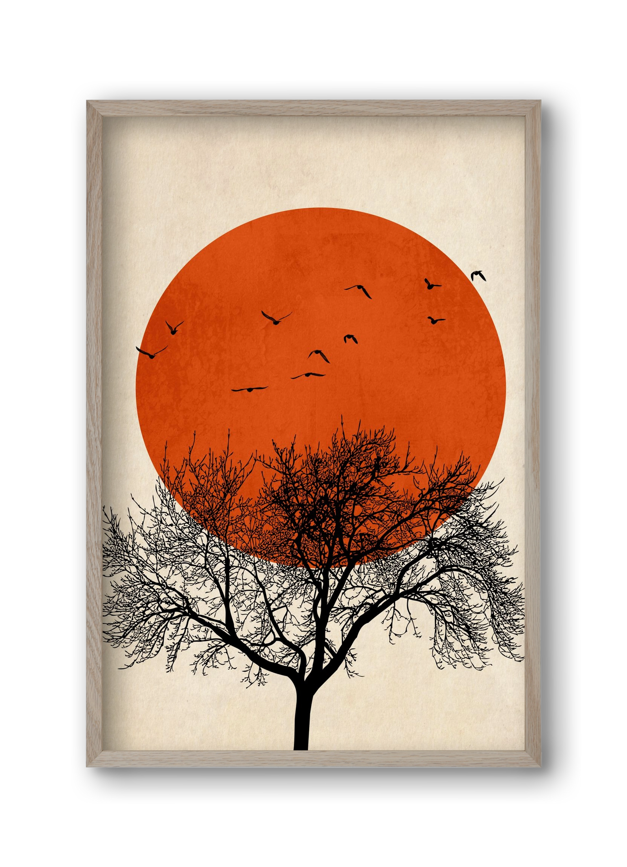 Dreamers, 30x45 cm (30x45 cm), Tölgy keret