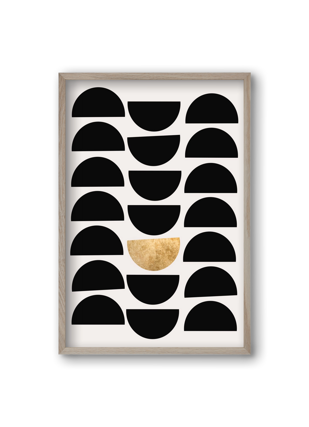 Golden Circle, 20x30 cm (20x30 cm), Tölgy keret