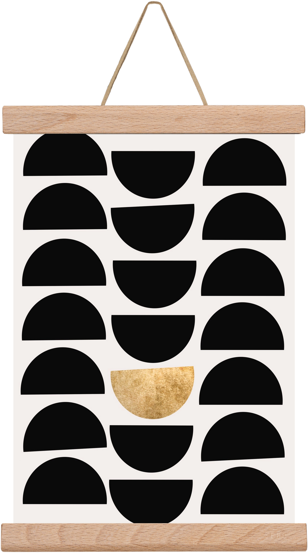 Golden Circle, 20x30 cm (20x30 cm), Tölgy akasztó