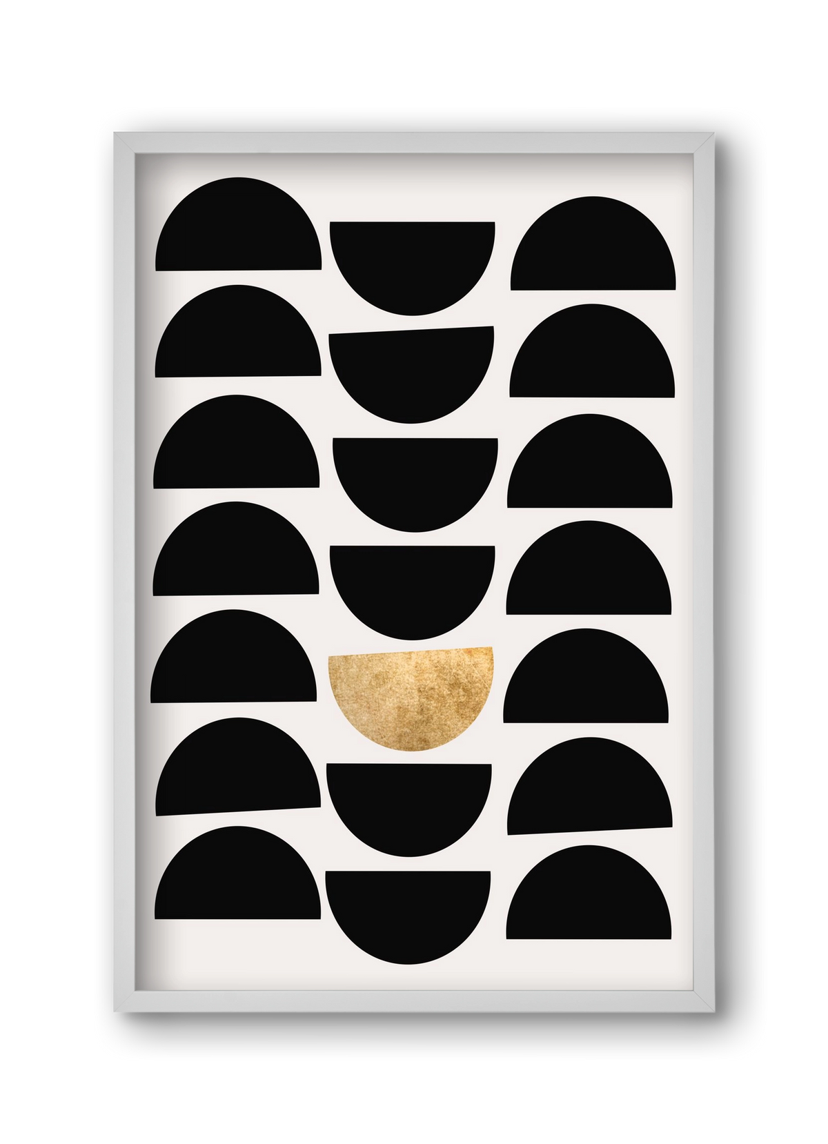 Golden Circle, 30x45 cm (30x45 cm), Fehér keret