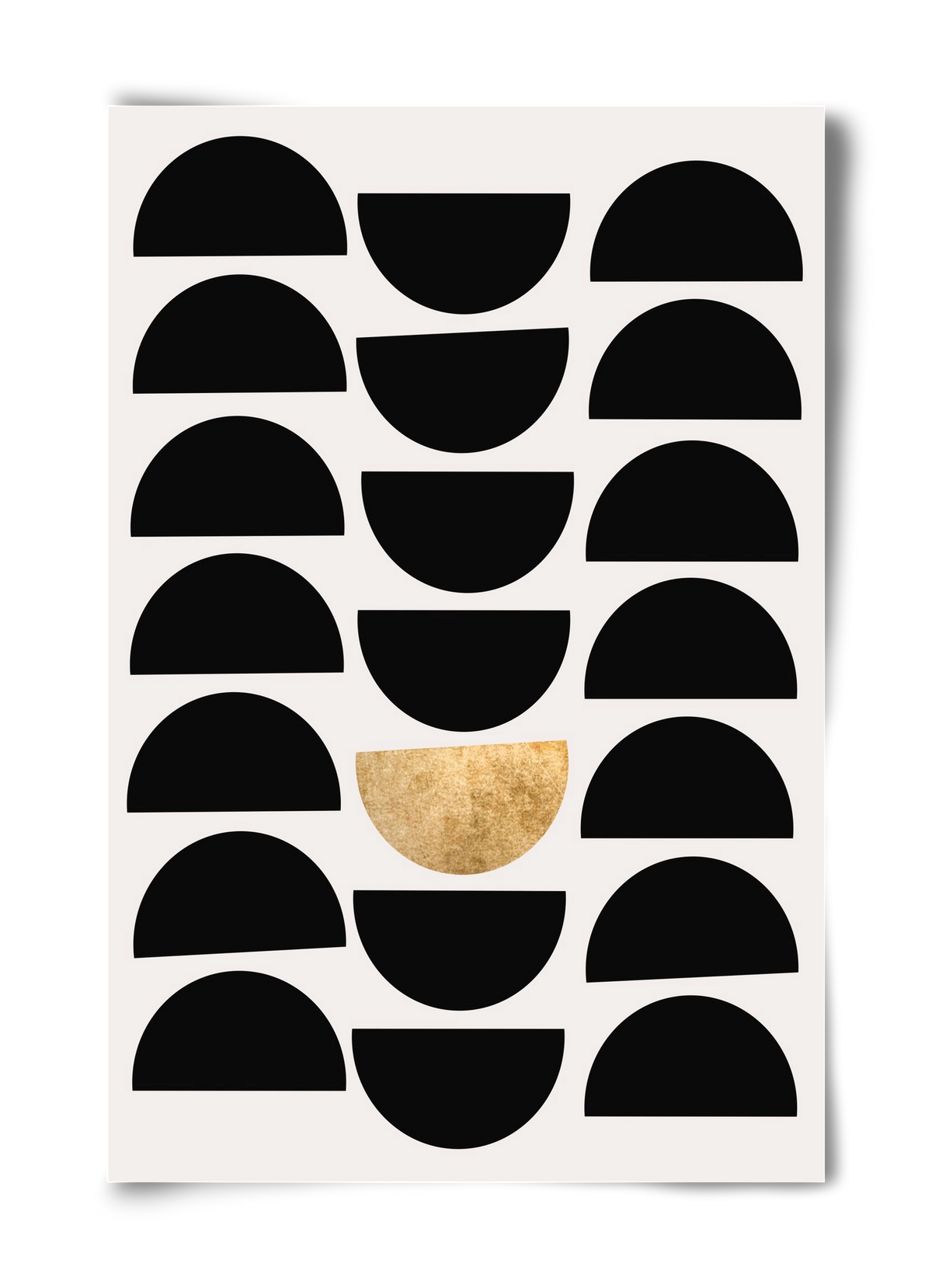 Golden Circle, 40x60 cm, Keret nélkül