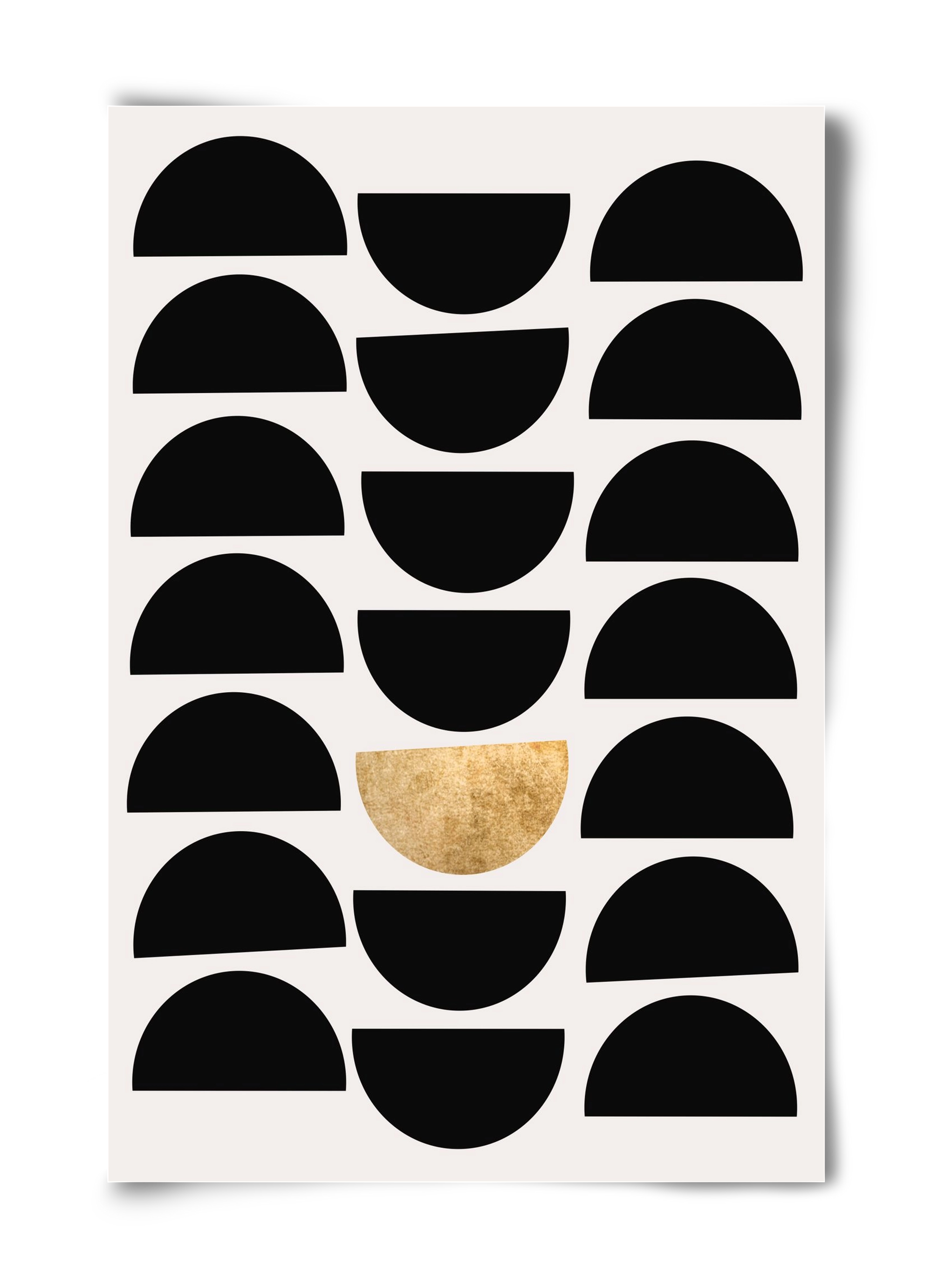 Golden Circle, 40x60 cm, Keret nélkül