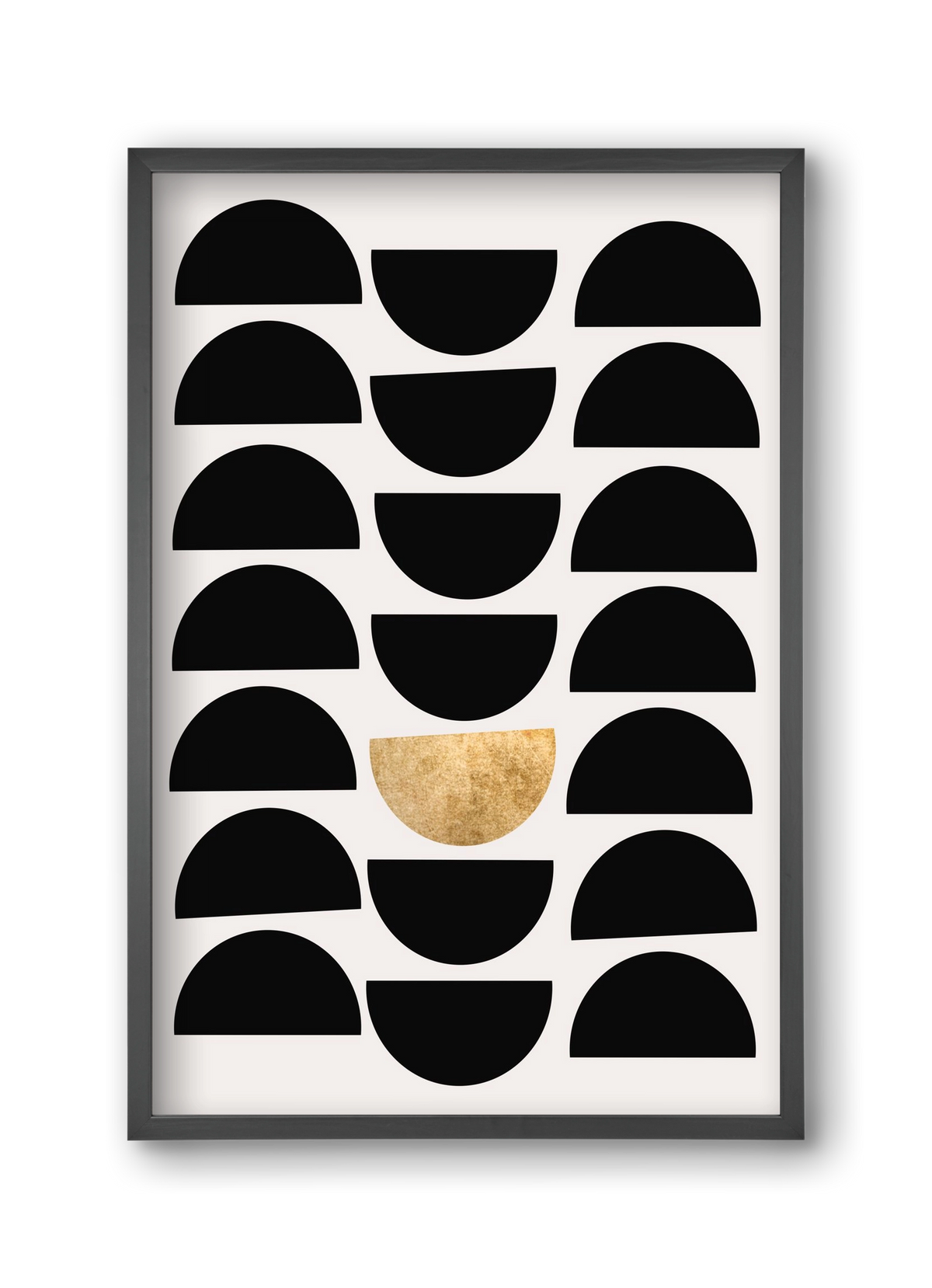 Golden Circle, 30x45 cm (30x45 cm), Fekete keret