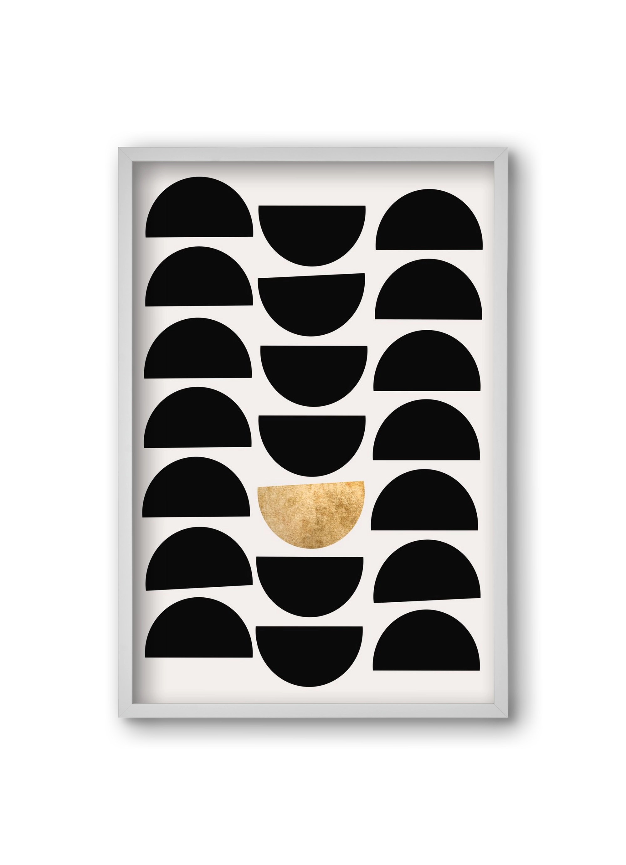 Golden Circle, 20x30 cm (20x30 cm), Fehér keret