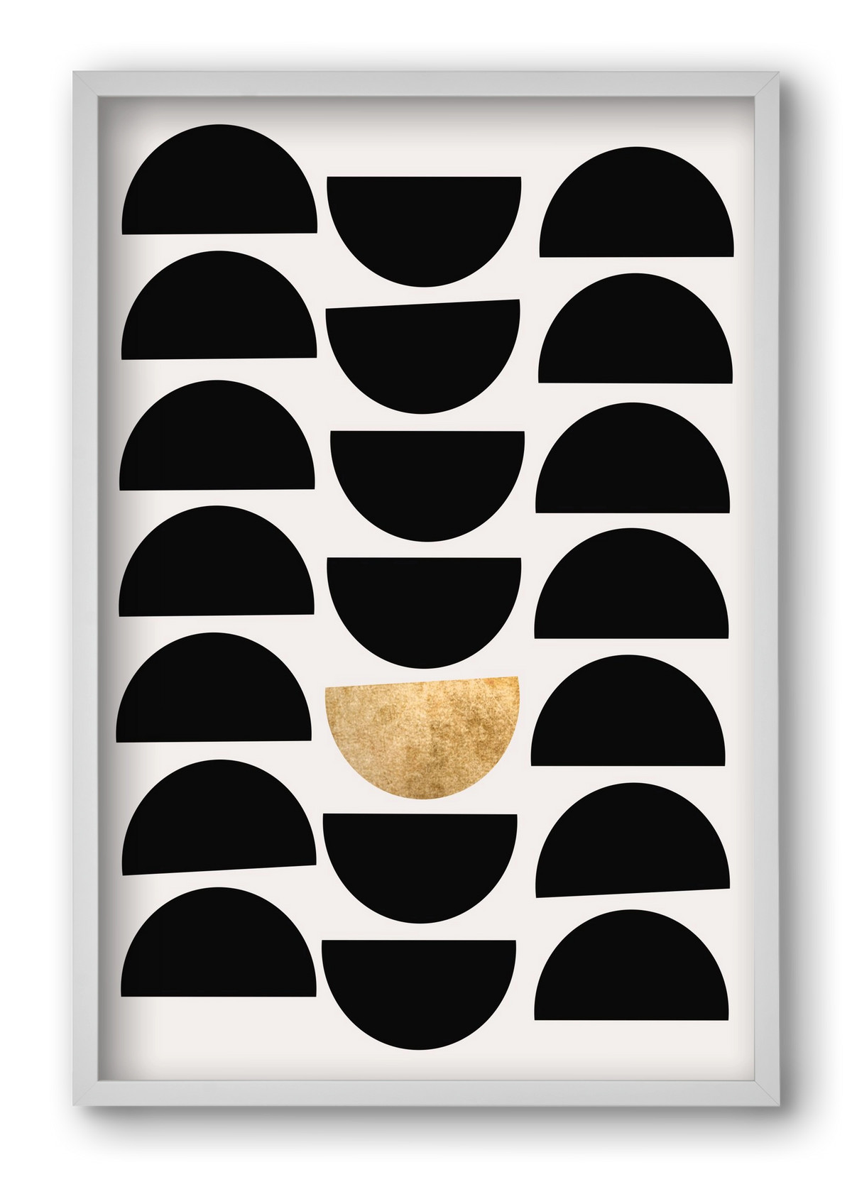 Golden Circle, 40x60 cm (40x60 cm), Fehér keret