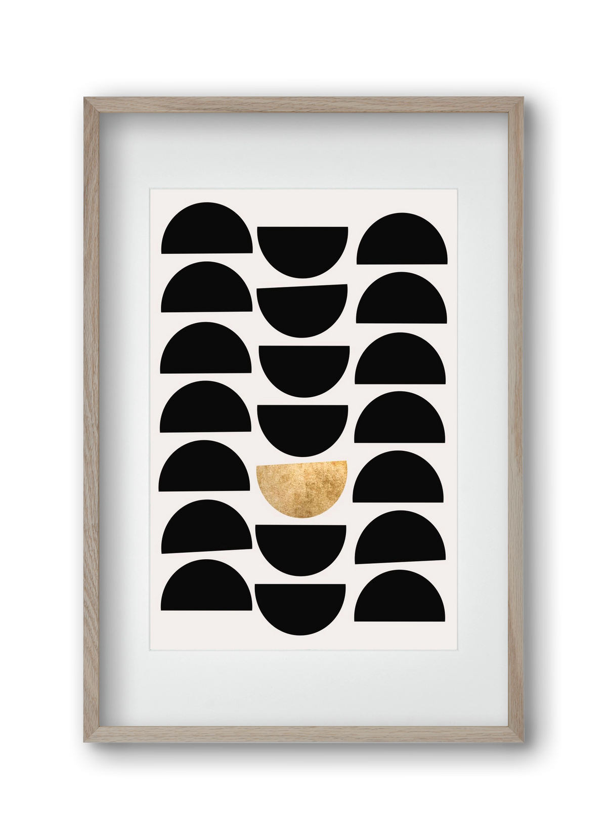 Golden Circle, 30x45 cm (20x30 cm), Tölgy keret, paszpartuval