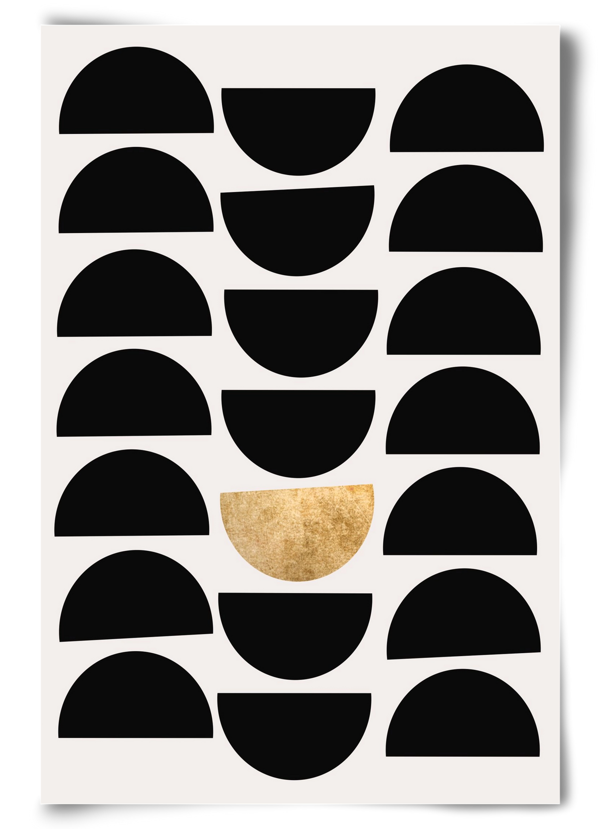 Golden Circle, 60x90 cm, Keret nélkül