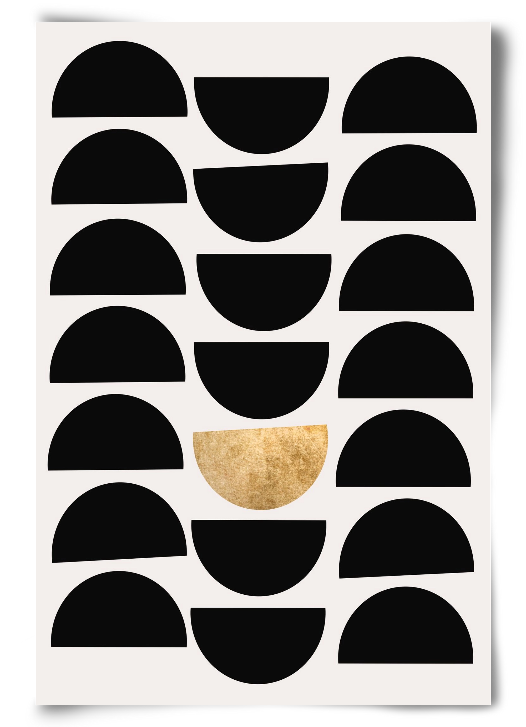 Golden Circle, 60x90 cm, Keret nélkül