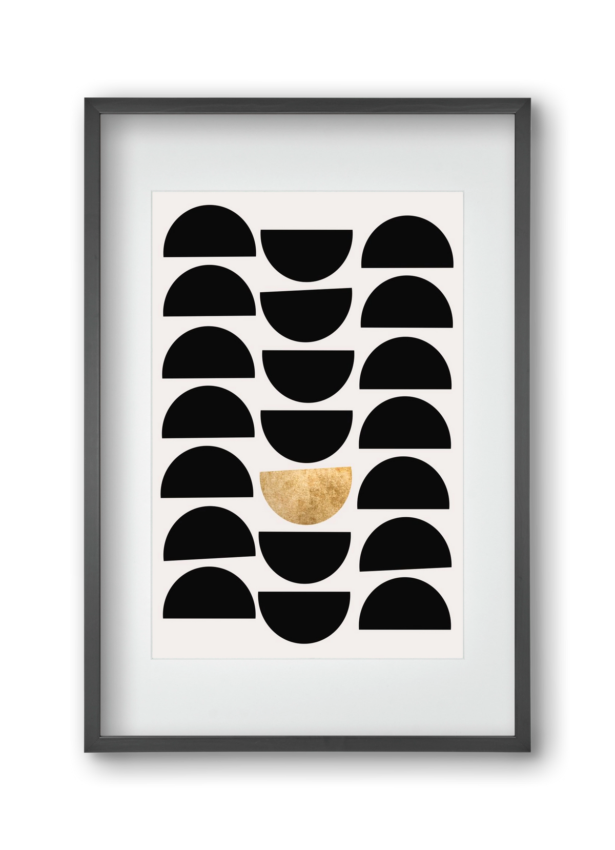 Golden Circle, 30x45 cm (20x30 cm), Fekete keret, paszpartuval