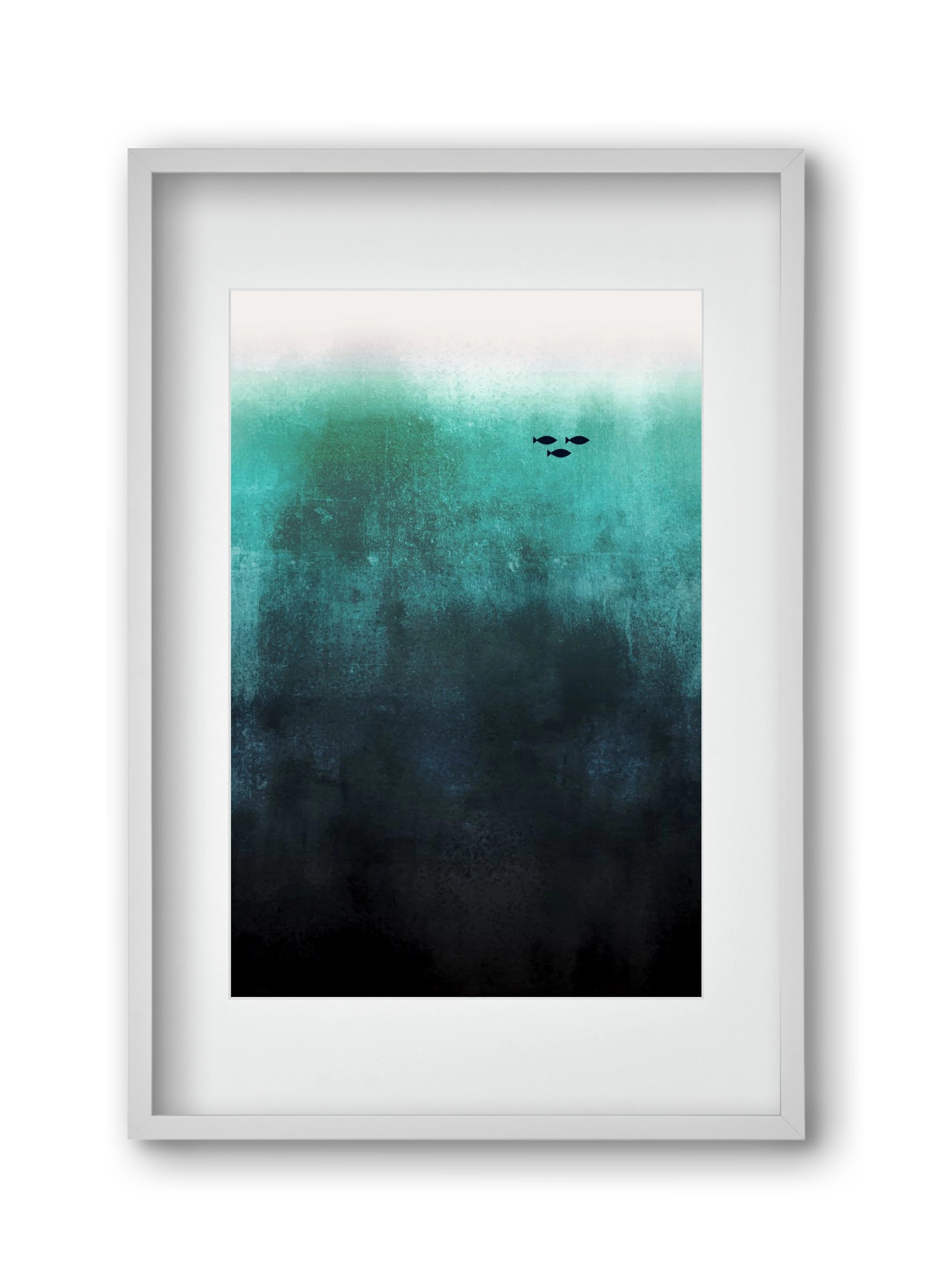 Little family, 30x45 cm (20x30 cm), Fehér keret, paszpartuval