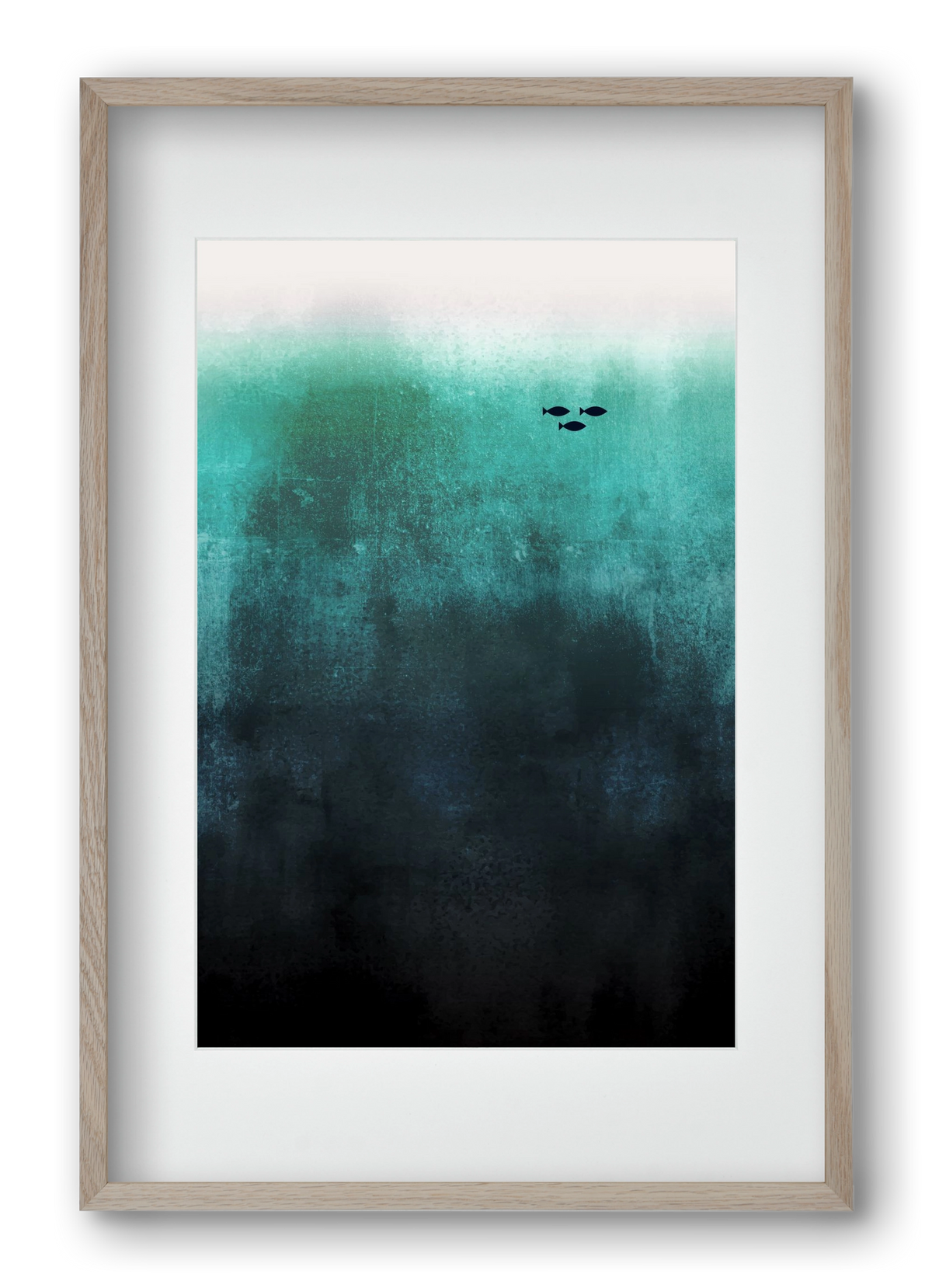 Little family, 40x60 cm (30x45 cm), Tölgy keret, paszpartuval