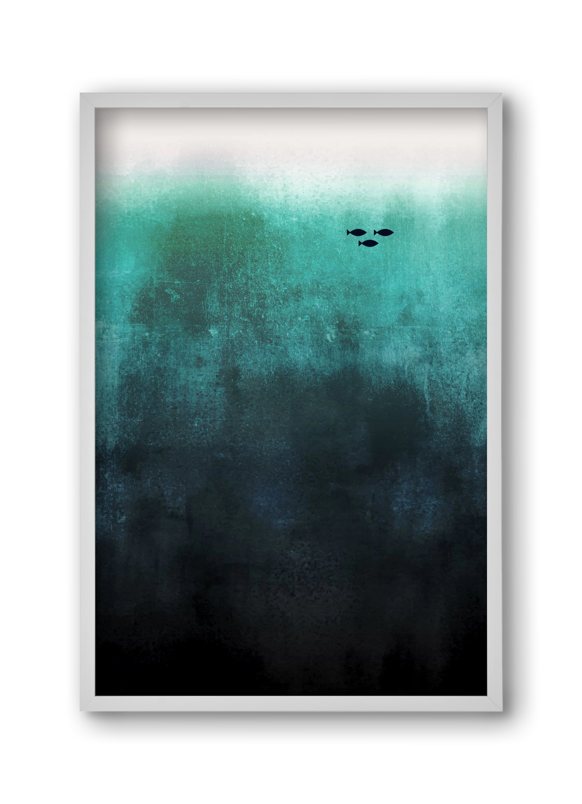 Little family, 30x45 cm (30x45 cm), Fehér keret