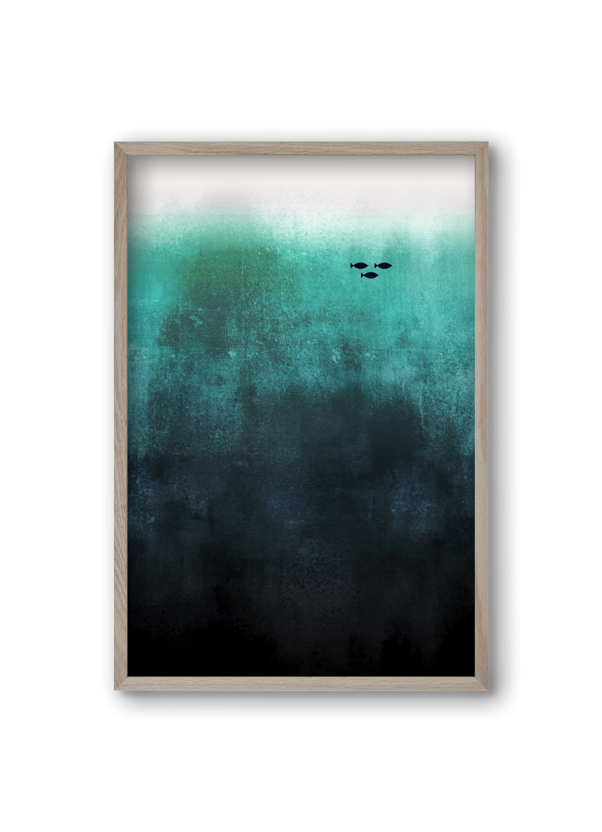 Little family, 20x30 cm (20x30 cm), Tölgy keret