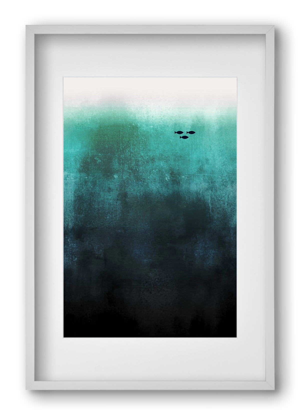 Little family, 40x60 cm (30x45 cm), Fehér keret, paszpartuval