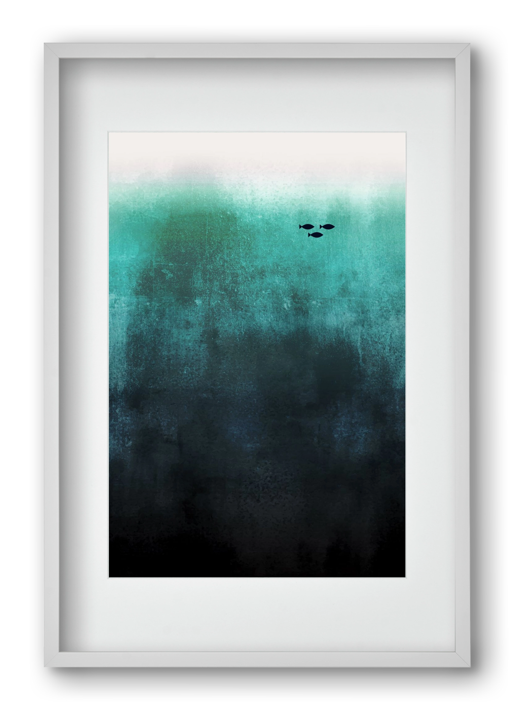 Little family, 40x60 cm (30x45 cm), Fehér keret, paszpartuval