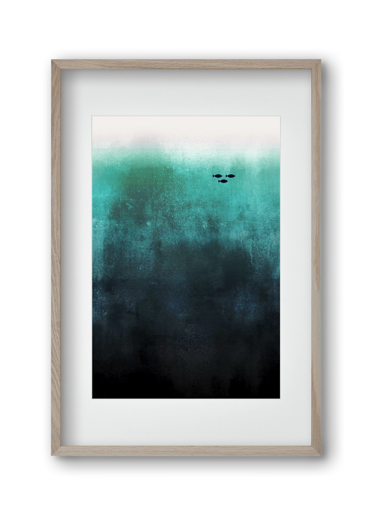 Little family, 30x45 cm (20x30 cm), Tölgy keret, paszpartuval