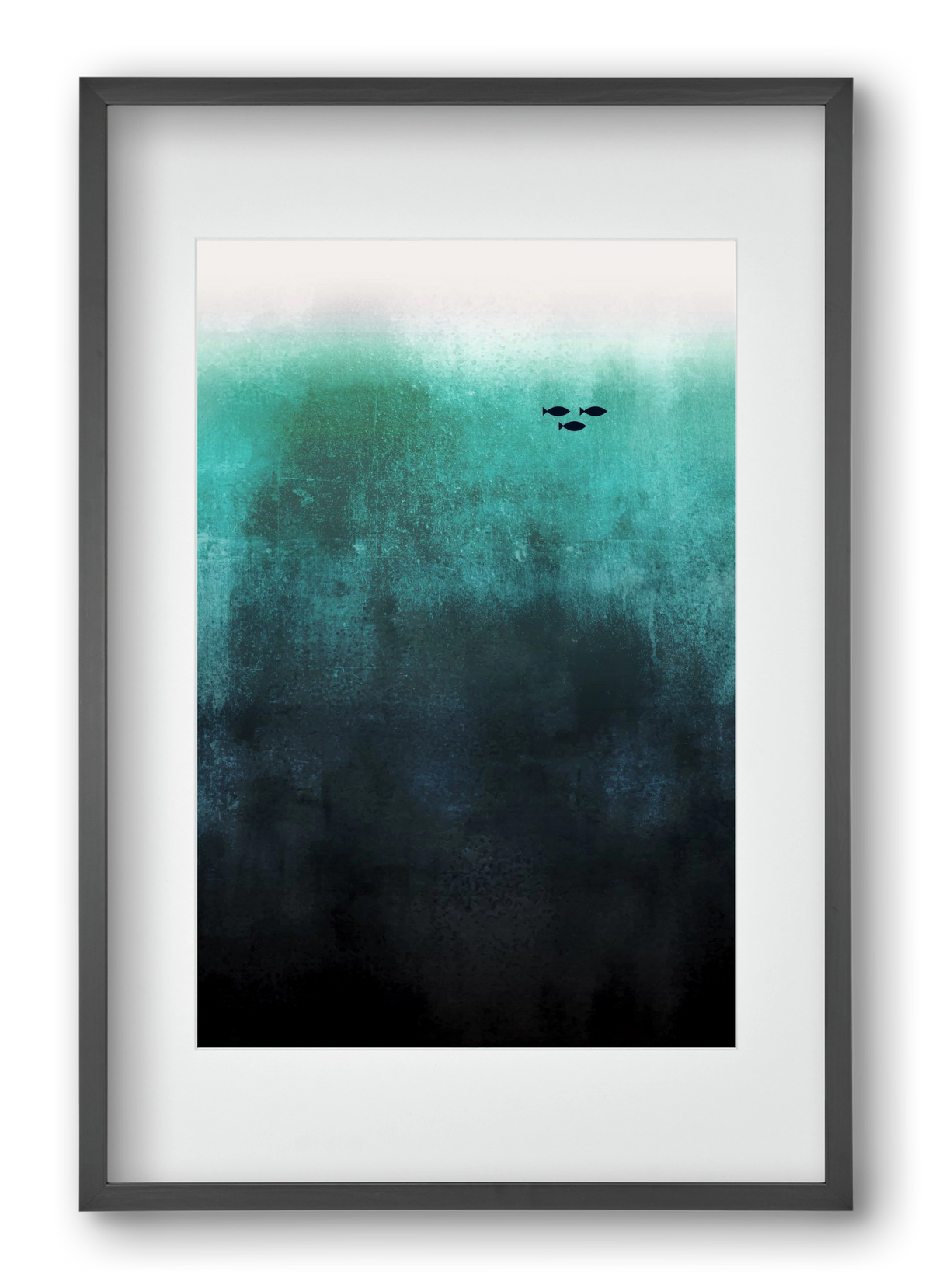 Little family, 40x60 cm (30x45 cm), Fekete keret, paszpartuval