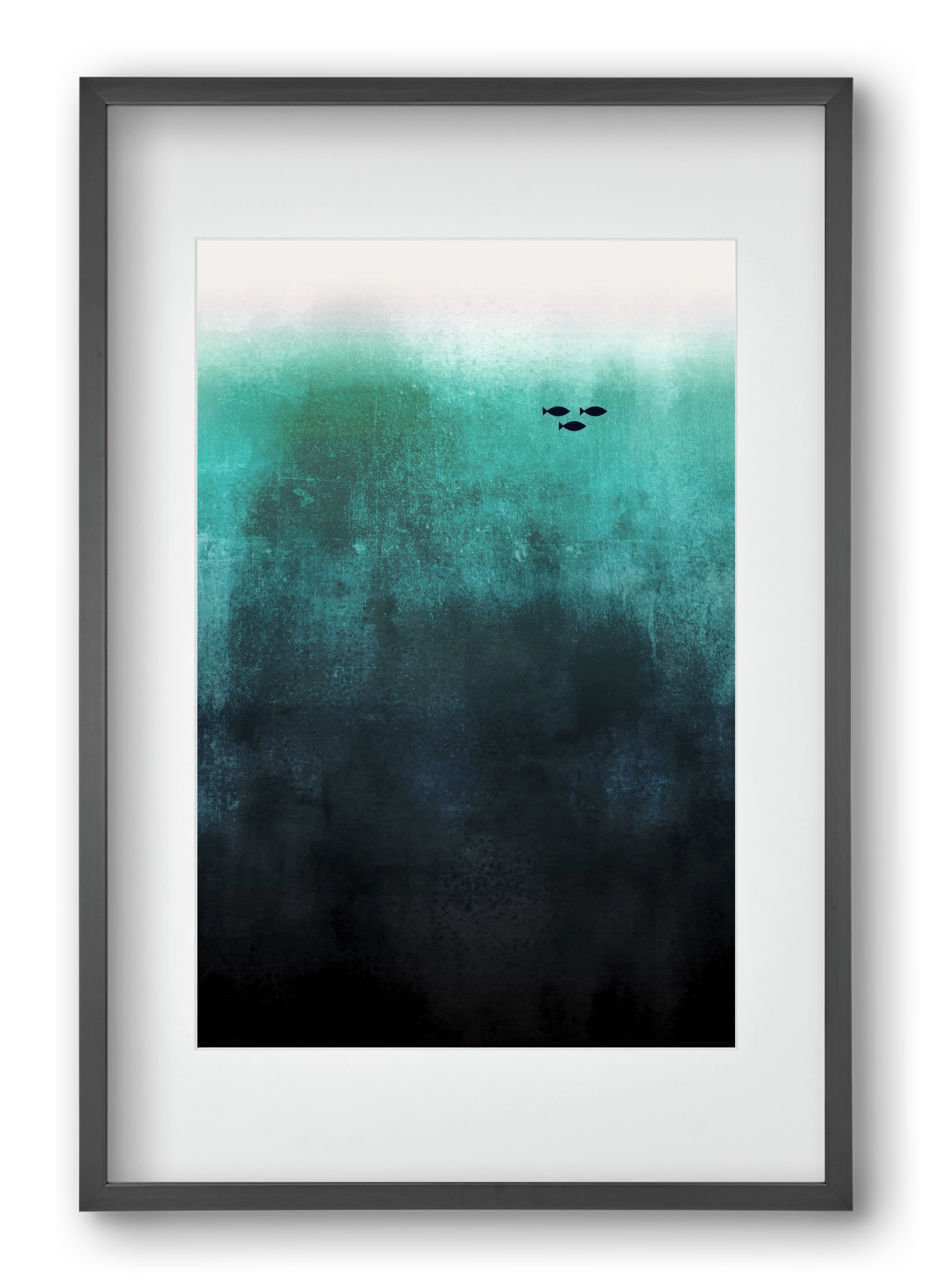 Little family, 40x60 cm (30x45 cm), Fekete keret, paszpartuval