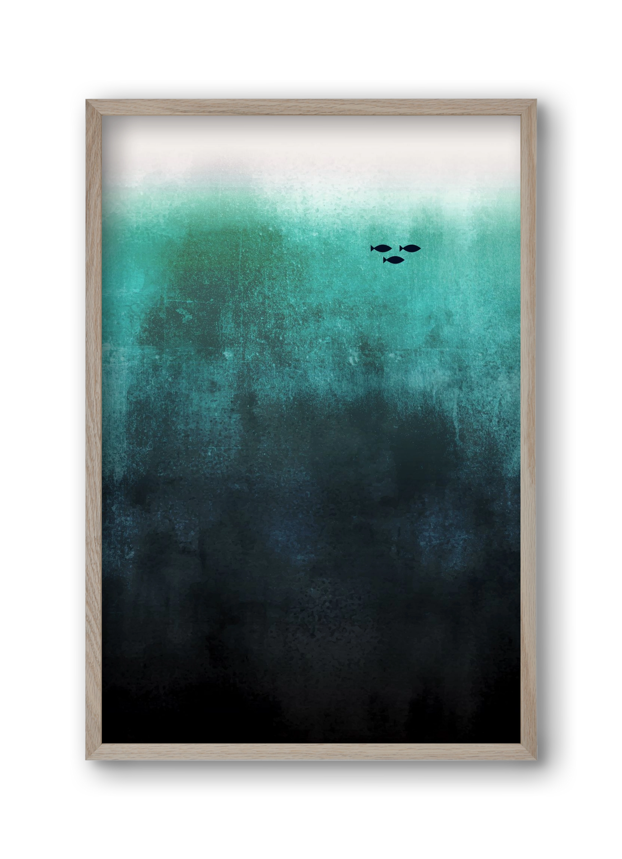 Little family, 30x45 cm (30x45 cm), Tölgy keret