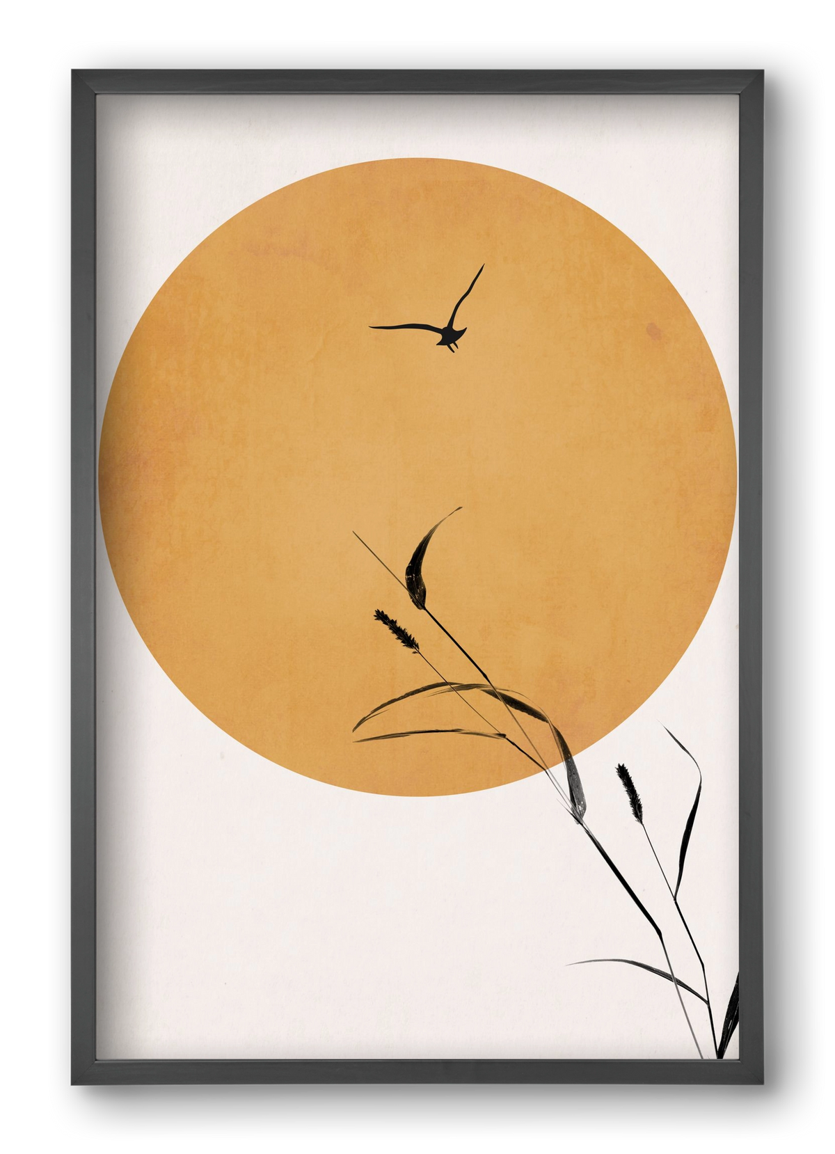 Silent sunset, 40x60 cm (40x60 cm), Fekete keret