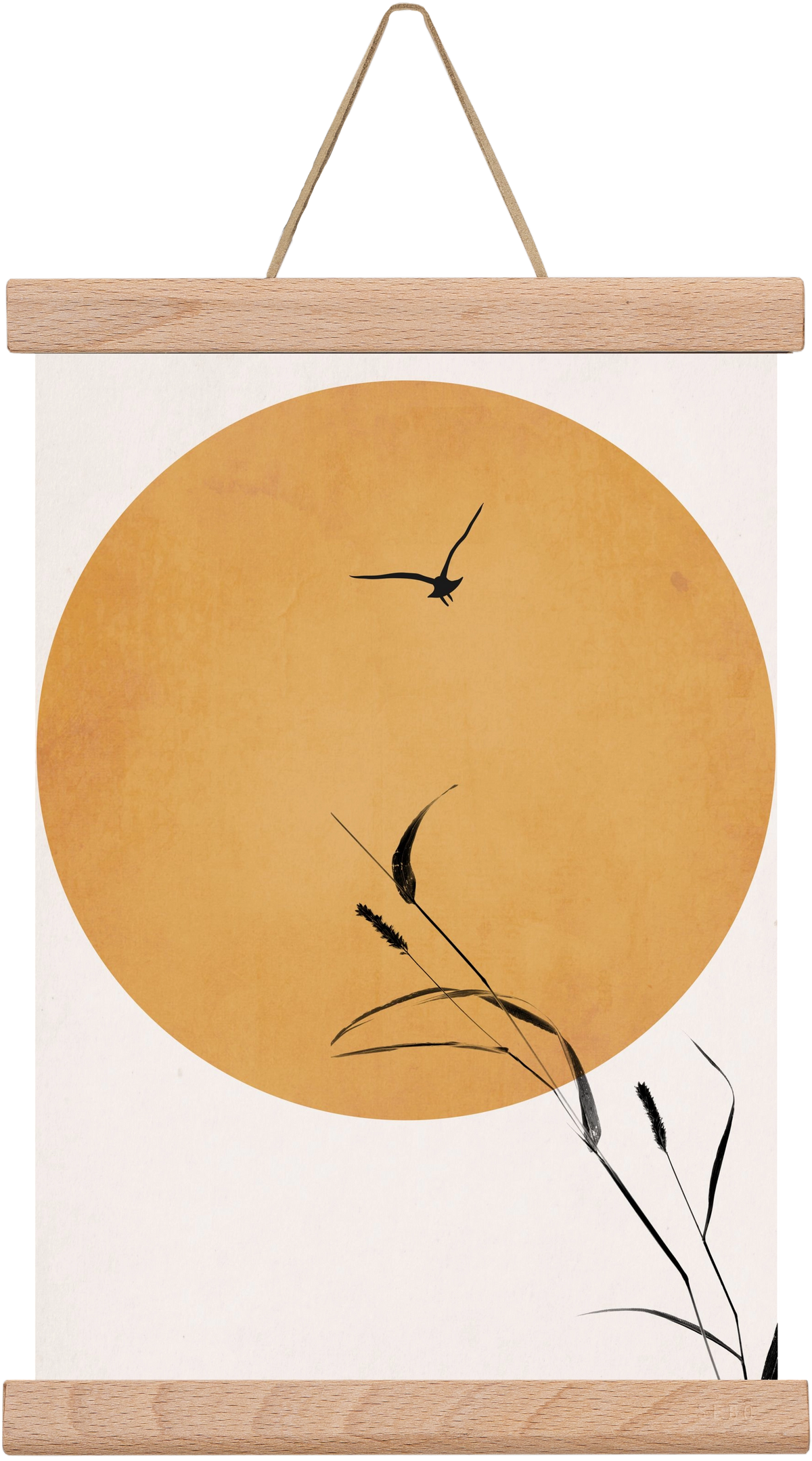 Silent sunset, 20x30 cm (20x30 cm), Tölgy akasztó