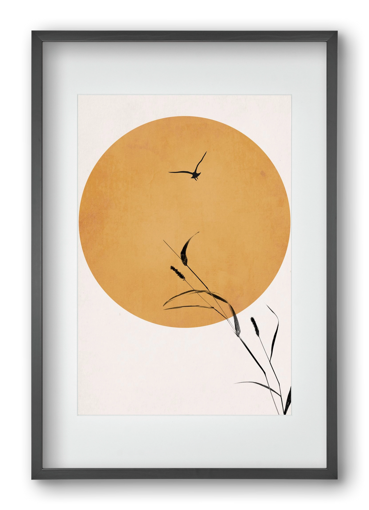 Silent sunset, 40x60 cm (30x45 cm), Fekete keret, paszpartuval