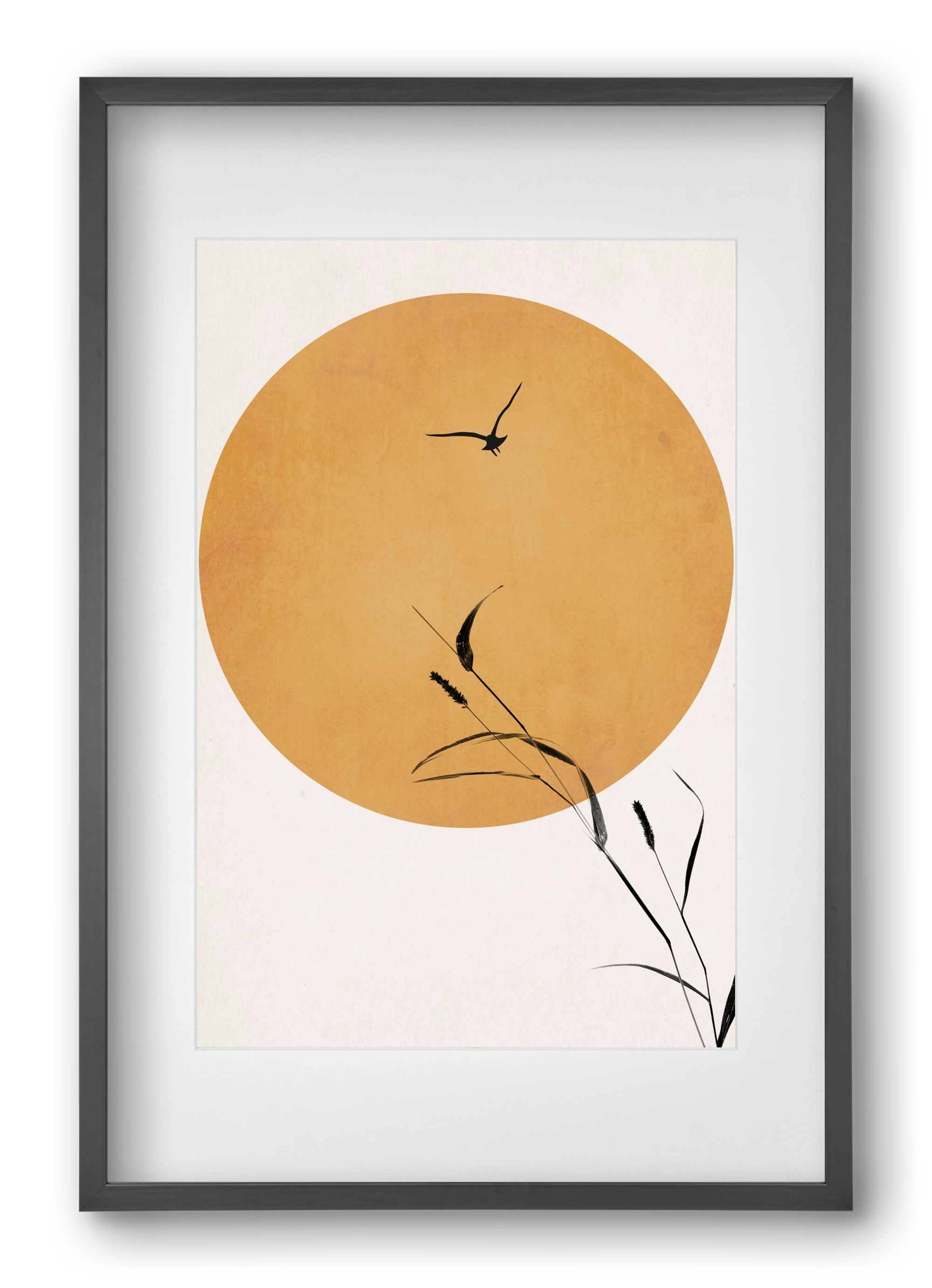 Silent sunset, 40x60 cm (30x45 cm), Fekete keret, paszpartuval