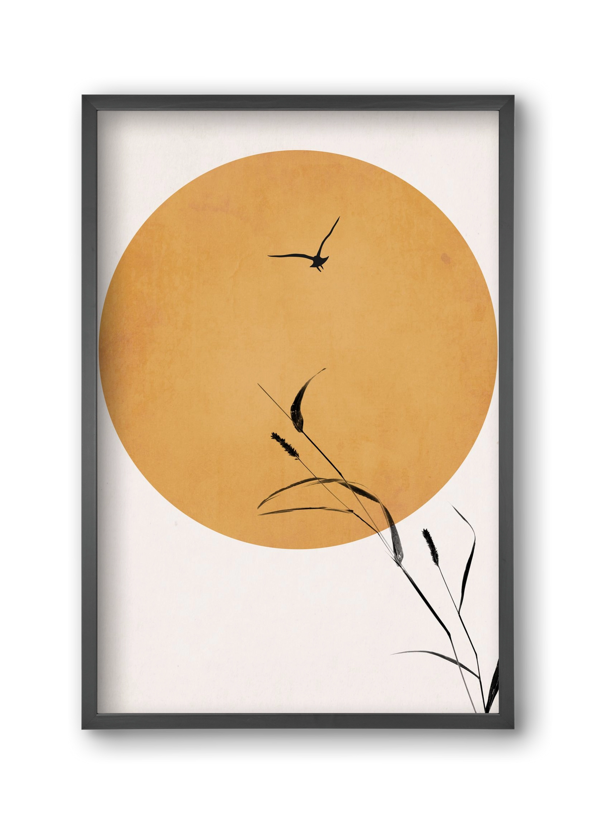 Silent sunset, 30x45 cm (30x45 cm), Fekete keret