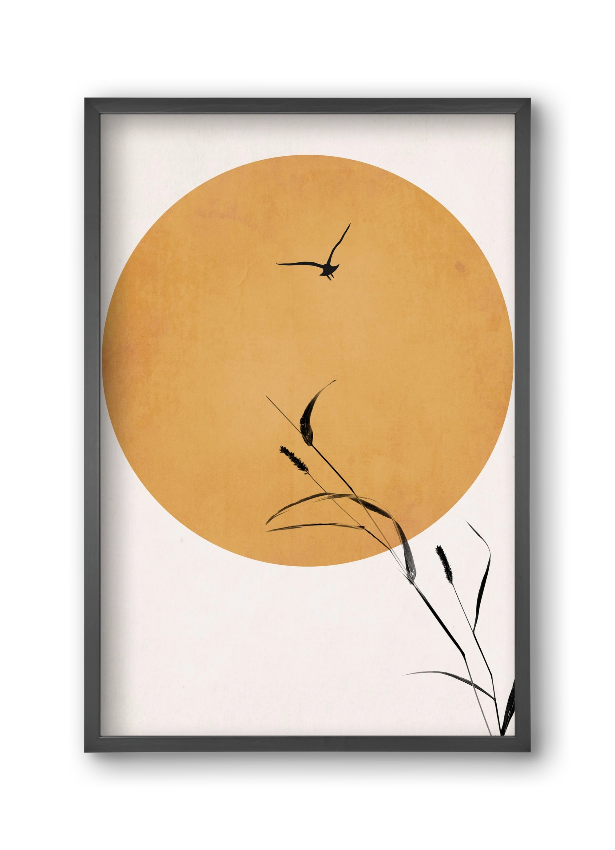 Silent sunset, 30x45 cm (30x45 cm), Fekete keret