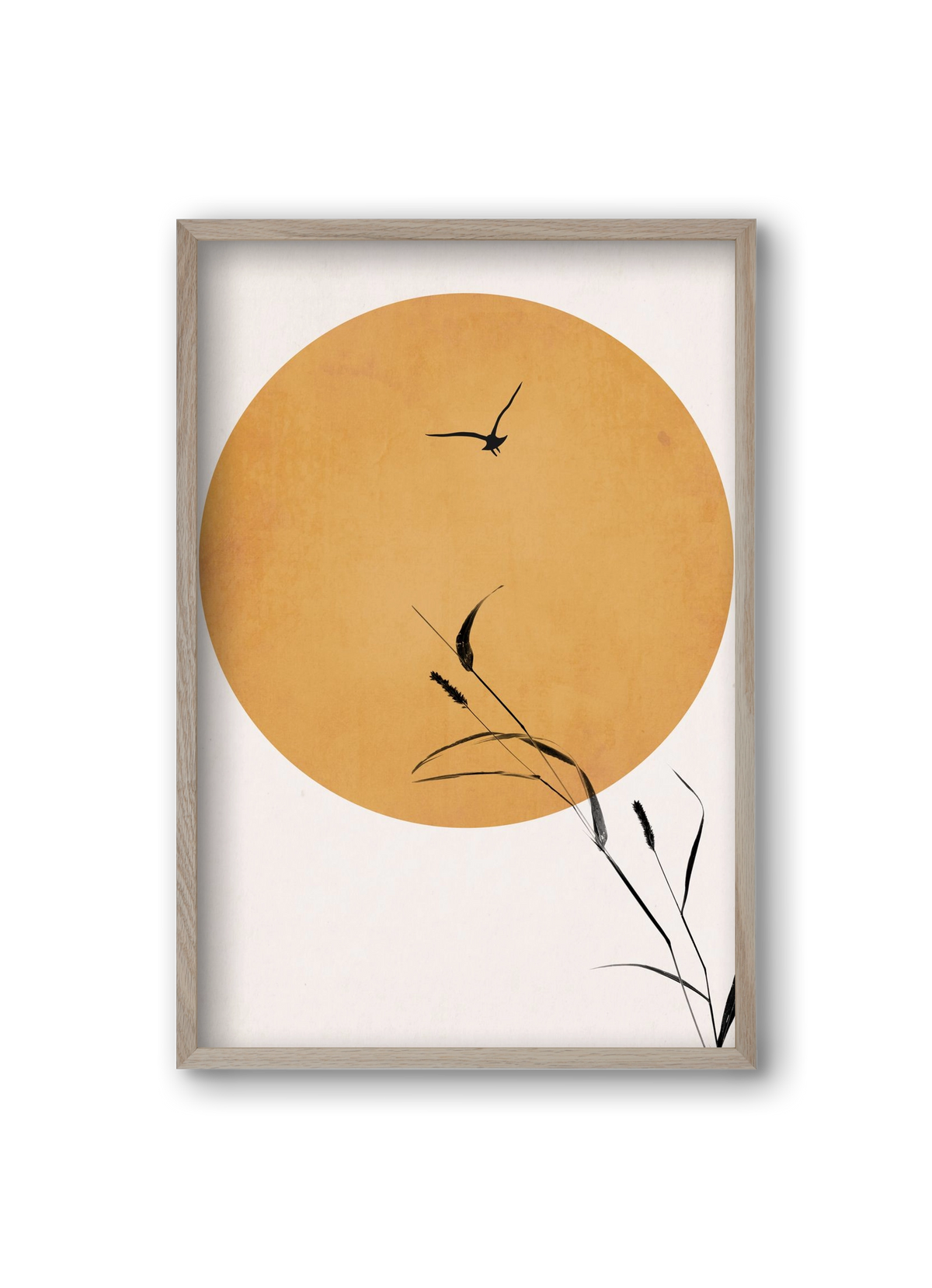Silent sunset, 20x30 cm (20x30 cm), Tölgy keret